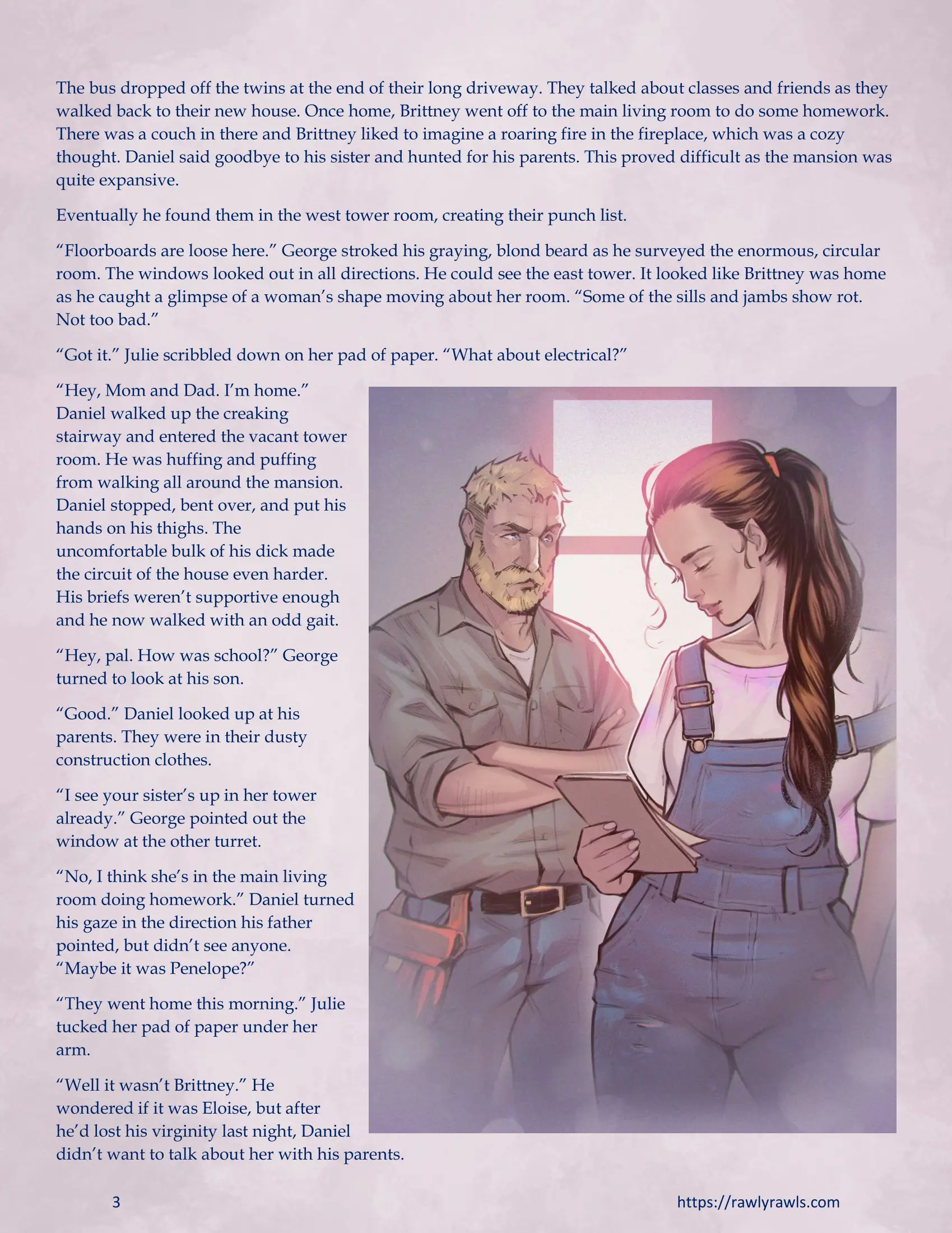 The Haunting Of Palmer Mansion [RawlyRawls] - 2 . The Haunting Of Palmer Mansion - Chapter 2 Part 1 [TenderMindd ] - Page 3