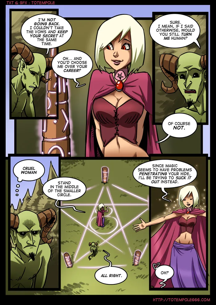 The Cummoner - 6 . The Cummoner - Chapter 6 - The Lefts And Rites [Totempole] - Page 3