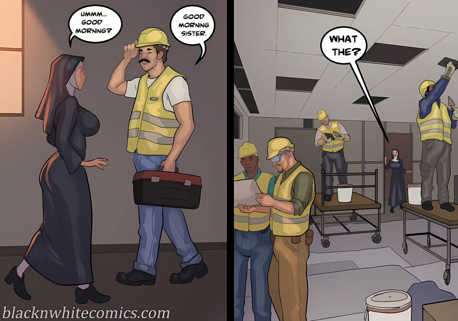 Black Devotion [BlackNWhiteComics] - 1 . Black Devotion - Chapter 1 - Page 4