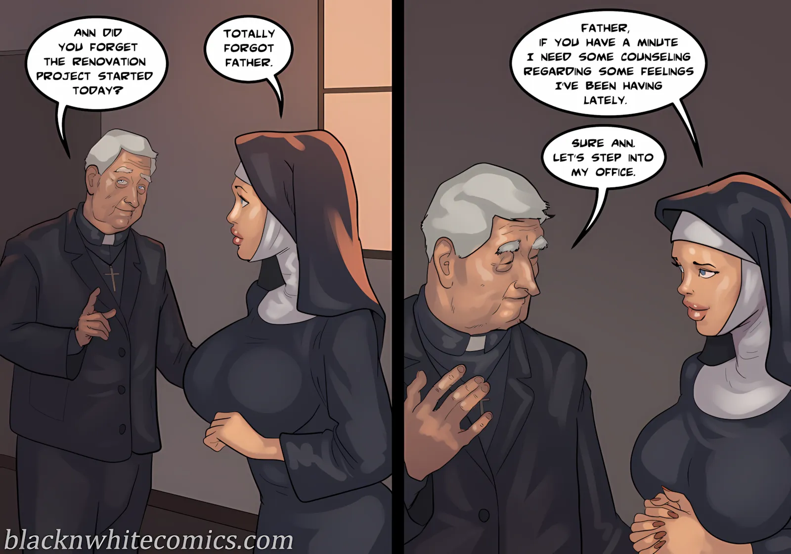 Black Devotion [BlackNWhiteComics] - 1 . Black Devotion - Chapter 1 - Page 5