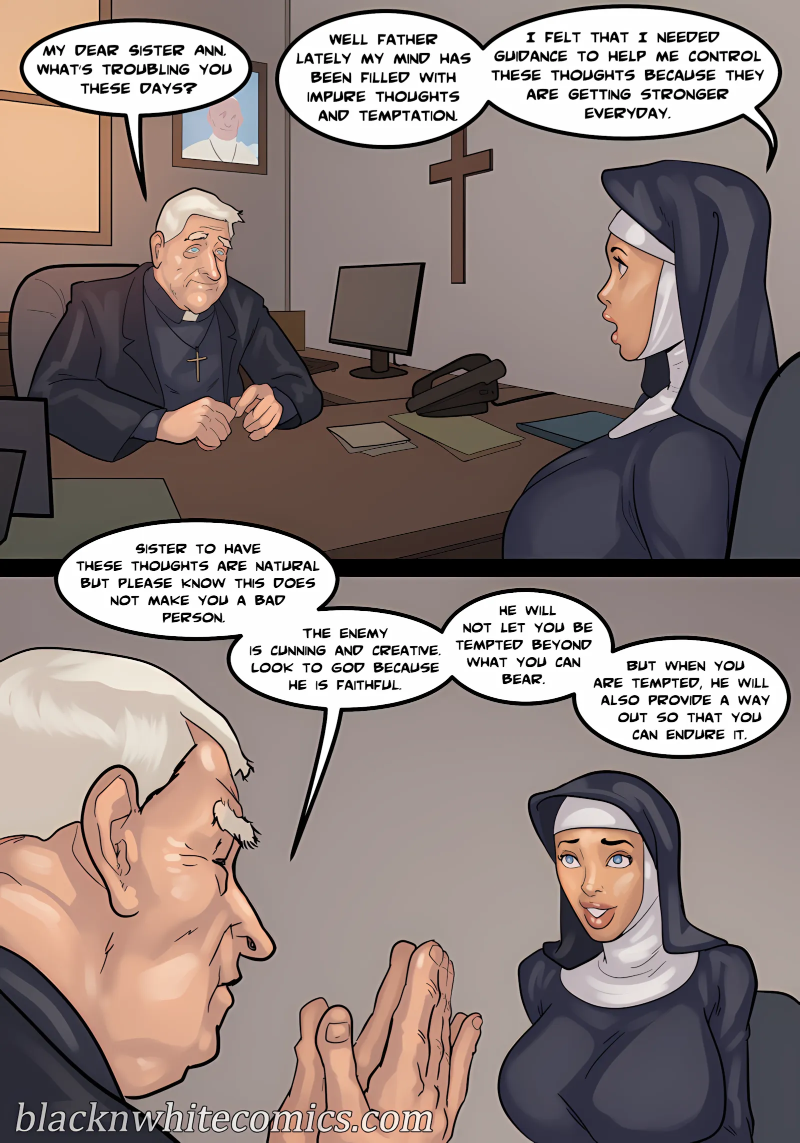 Black Devotion [BlackNWhiteComics] - 1 . Black Devotion - Chapter 1 - Page 6