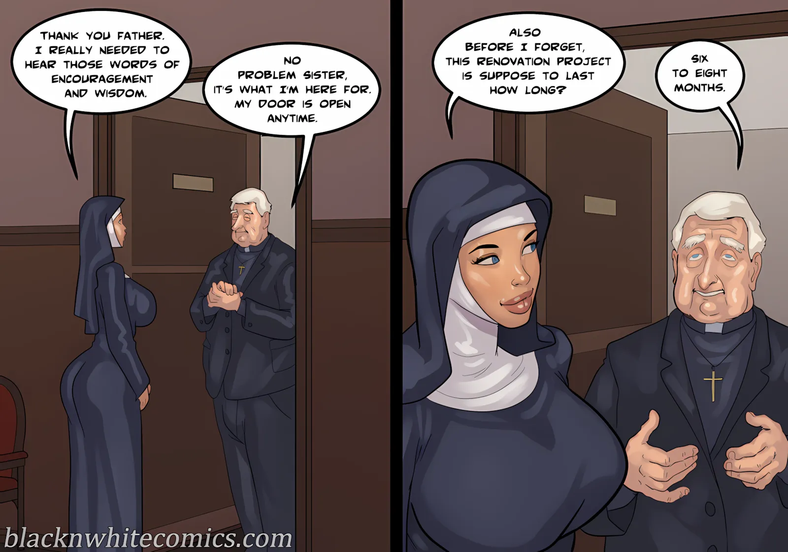 Black Devotion [BlackNWhiteComics] - 1 . Black Devotion - Chapter 1 - Page 7