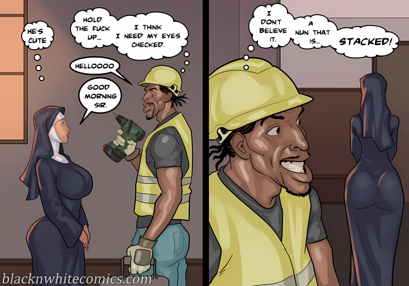 Black Devotion [BlackNWhiteComics] - 1 . Black Devotion - Chapter 1 - Page 8