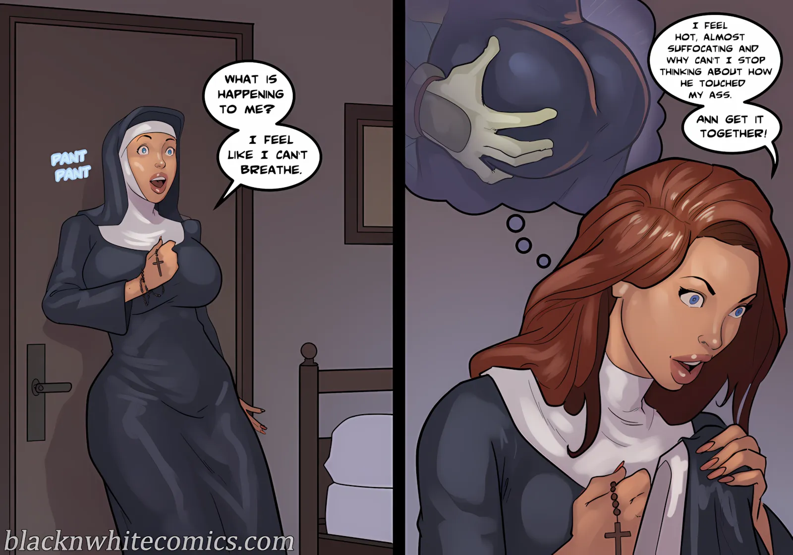 Black Devotion [BlackNWhiteComics] - 1 . Black Devotion - Chapter 1 - Page 12
