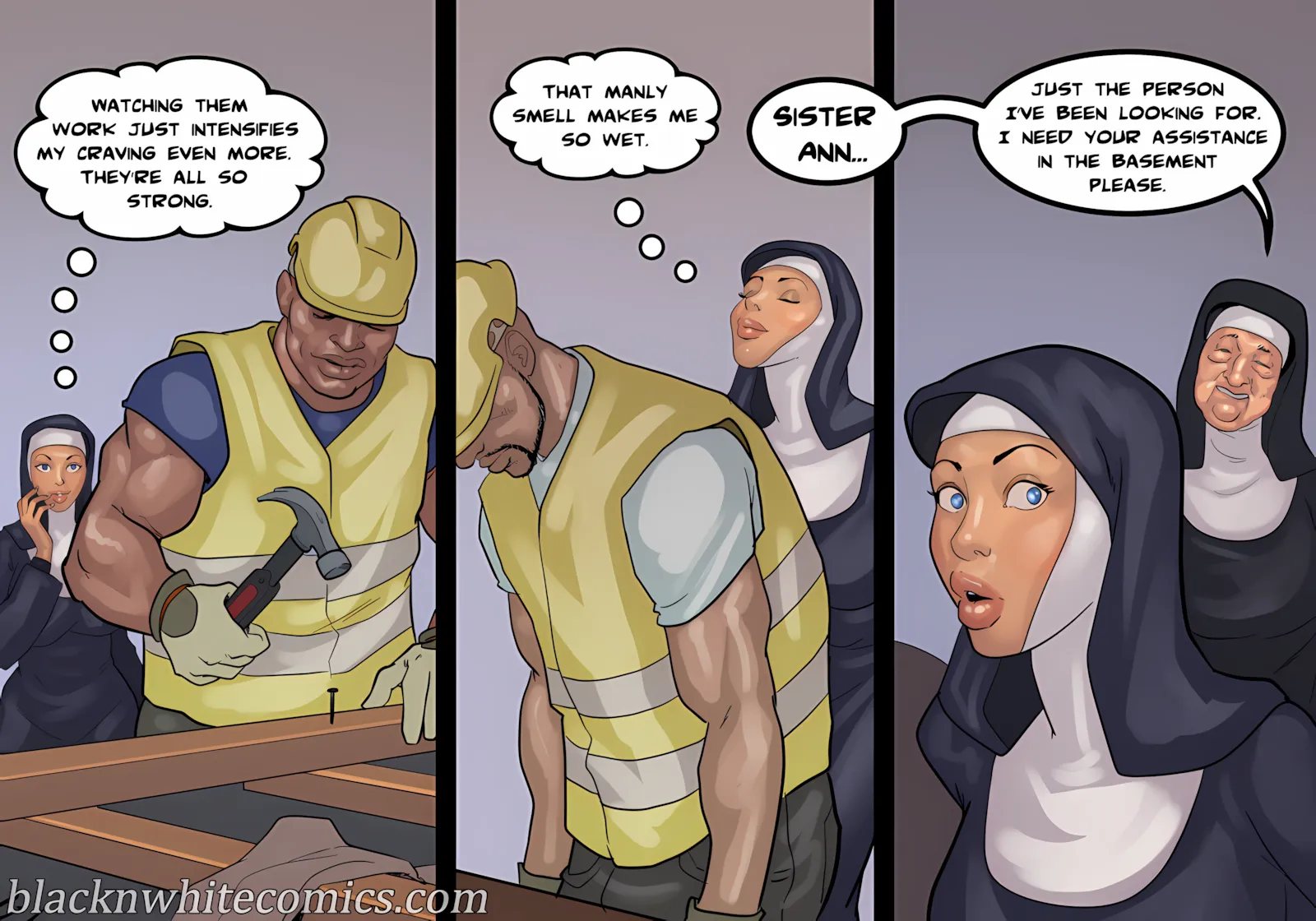 Black Devotion [BlackNWhiteComics] - 1 . Black Devotion - Chapter 1 - Page 35