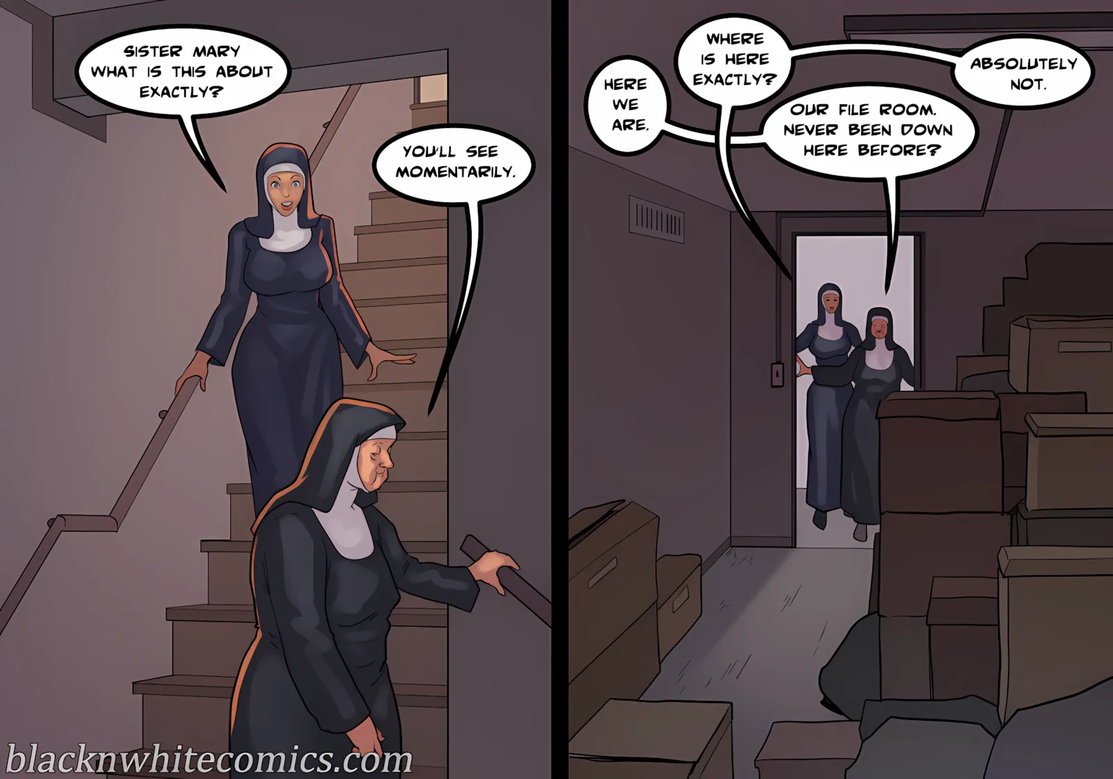 Black Devotion [BlackNWhiteComics] - 1 . Black Devotion - Chapter 1 - Page 36