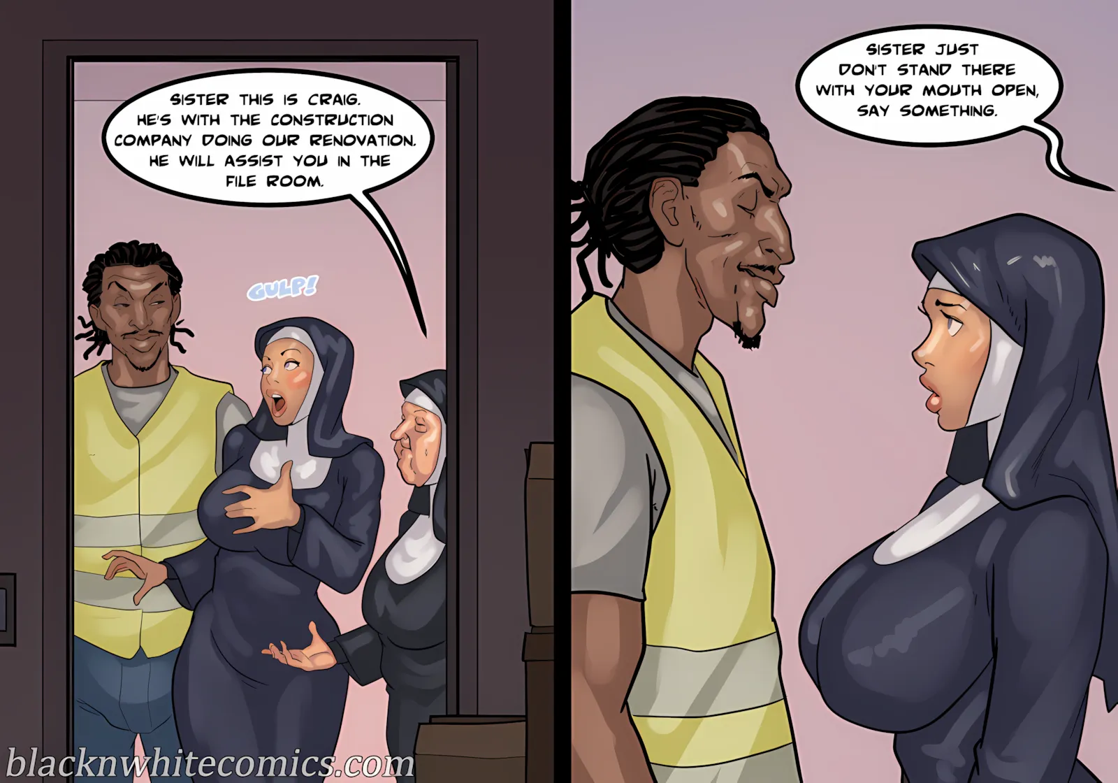 Black Devotion [BlackNWhiteComics] - 1 . Black Devotion - Chapter 1 - Page 37