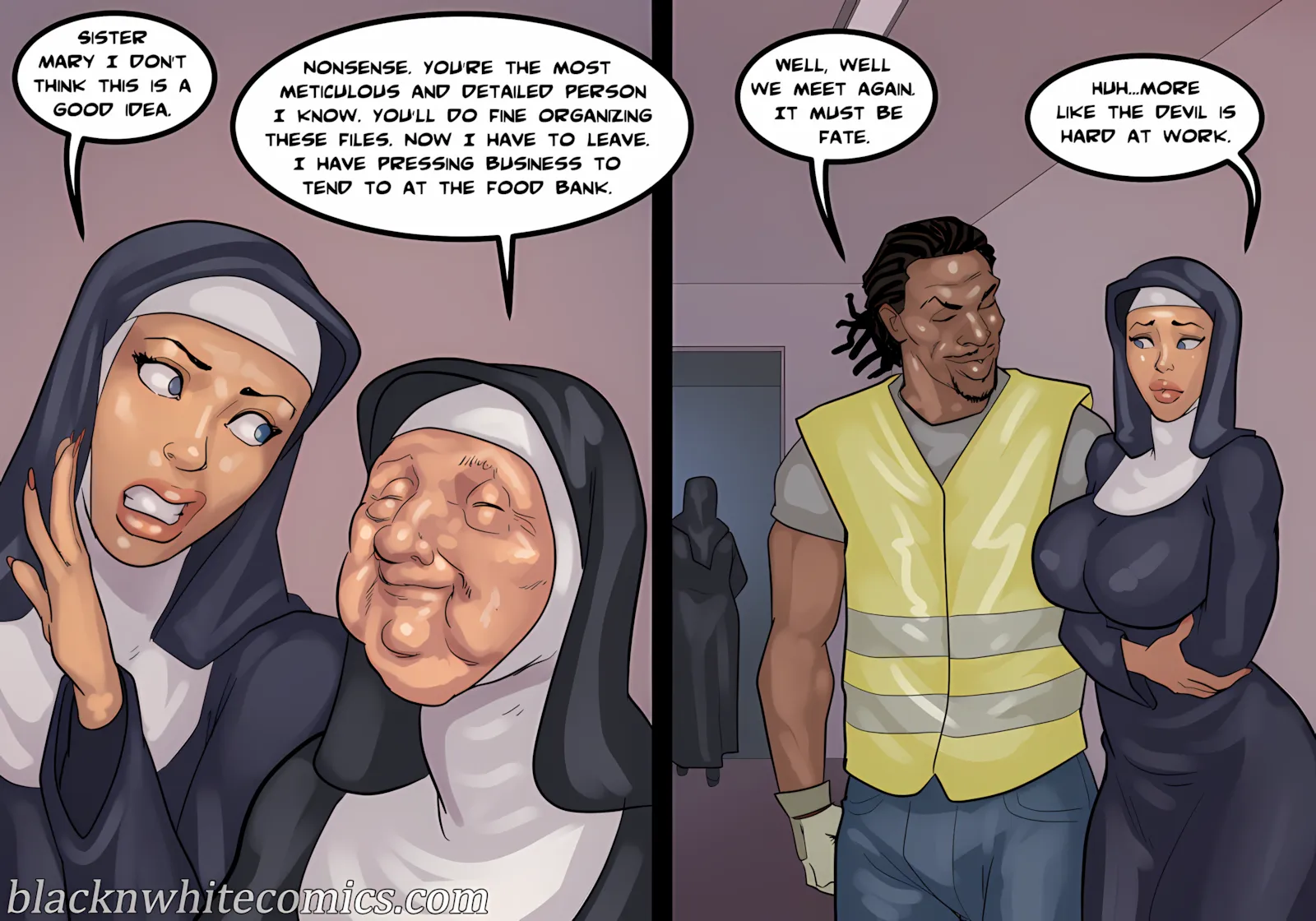 Black Devotion [BlackNWhiteComics] - 1 . Black Devotion - Chapter 1 - Page 38