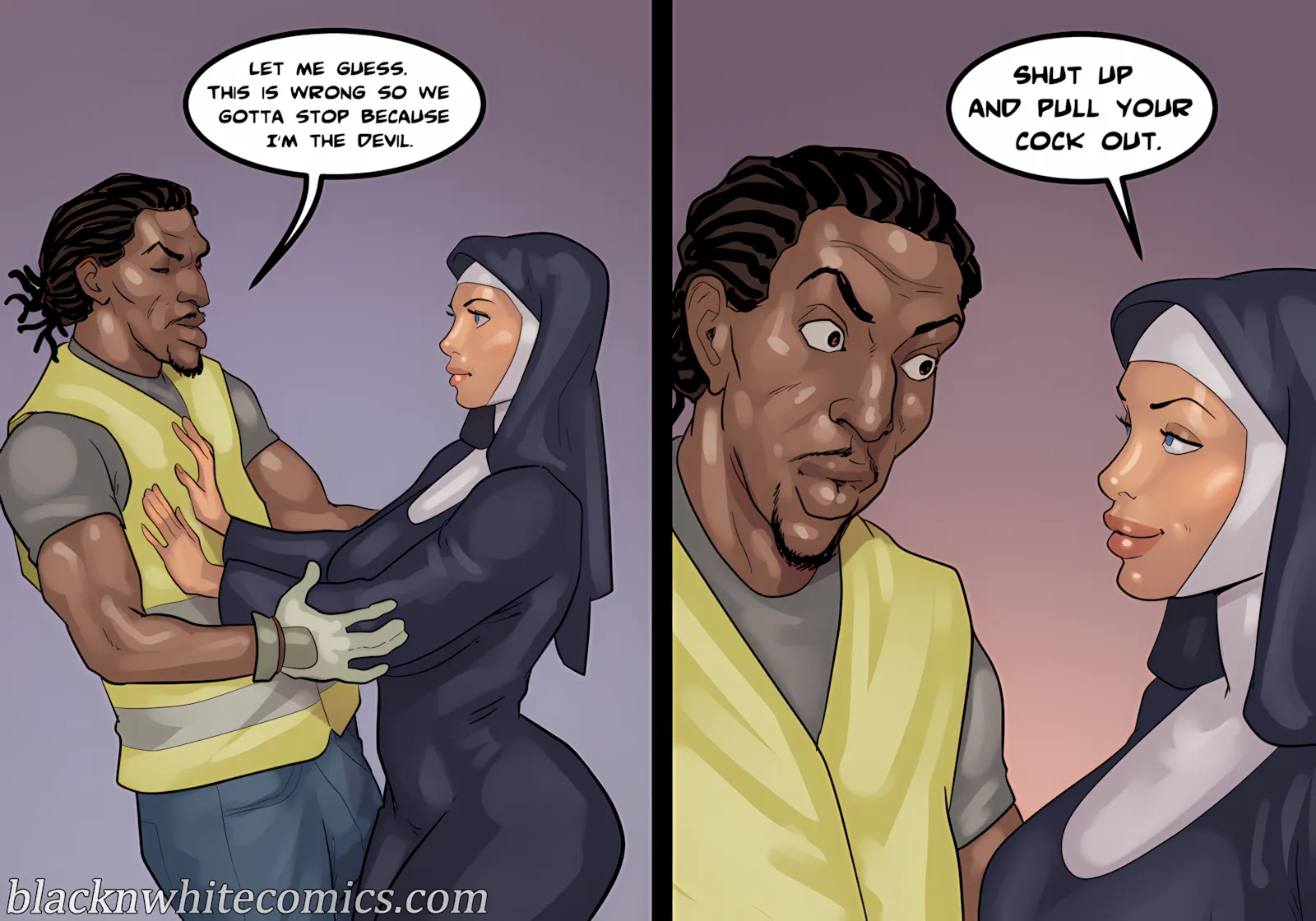 Black Devotion [BlackNWhiteComics] - 1 . Black Devotion - Chapter 1 - Page 42