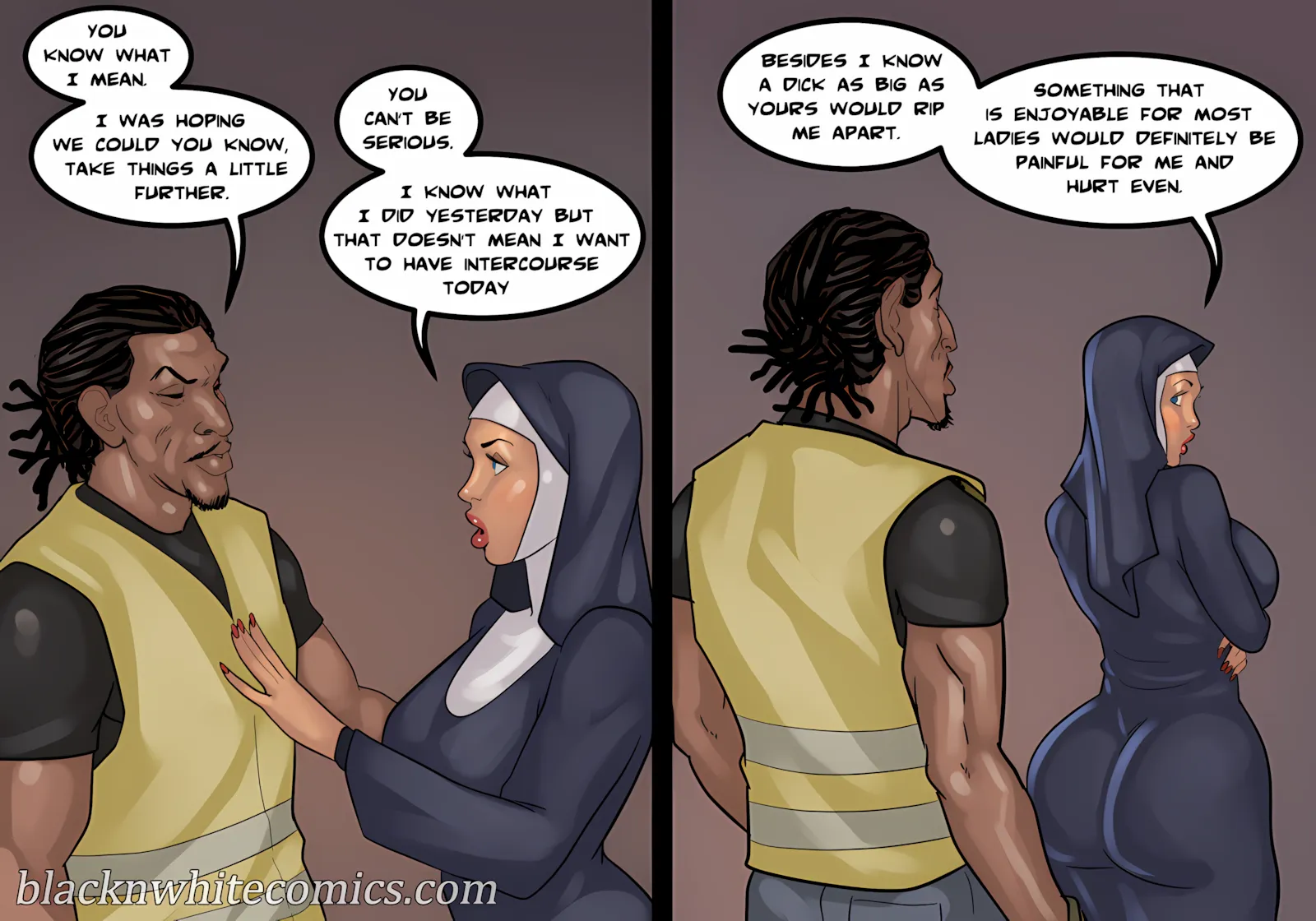 Black Devotion [BlackNWhiteComics] - 1 . Black Devotion - Chapter 1 - Page 54