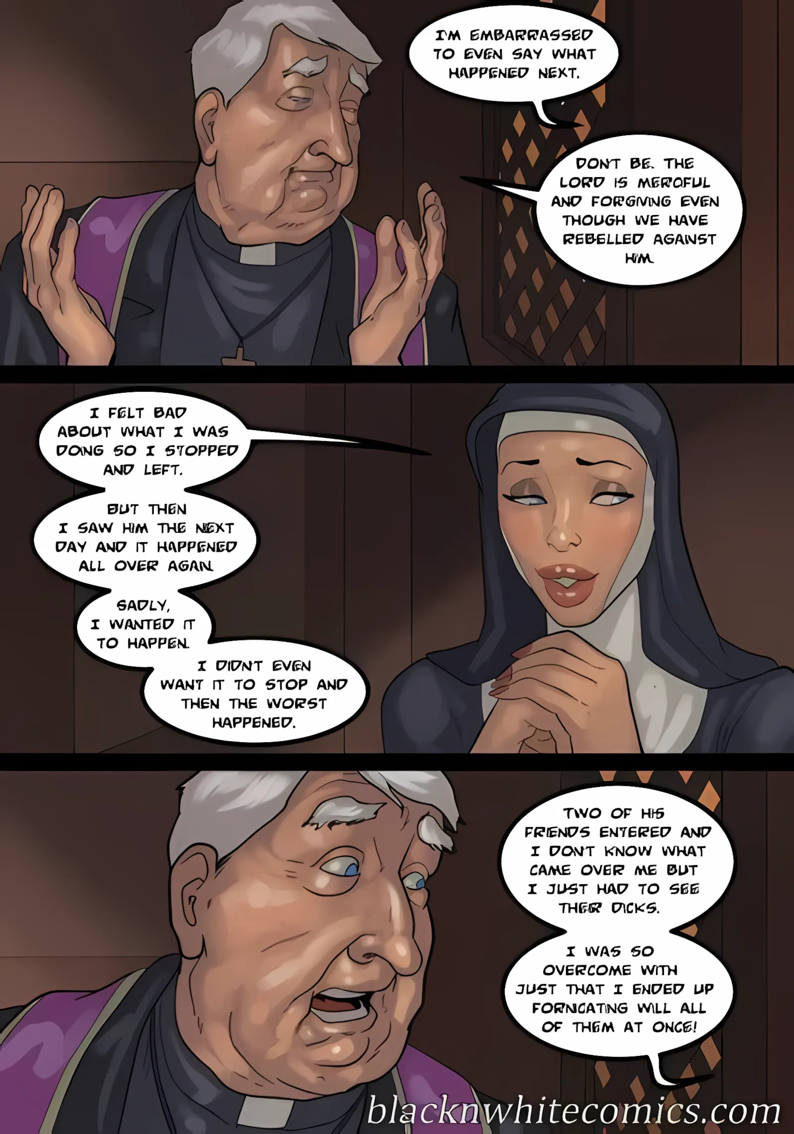 Black Devotion [BlackNWhiteComics] - 1 . Black Devotion - Chapter 1 - Page 107