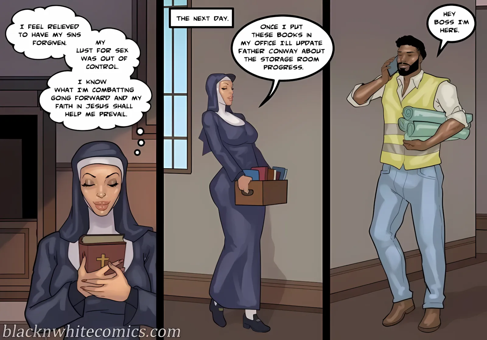 Black Devotion [BlackNWhiteComics] - 1 . Black Devotion - Chapter 1 - Page 109