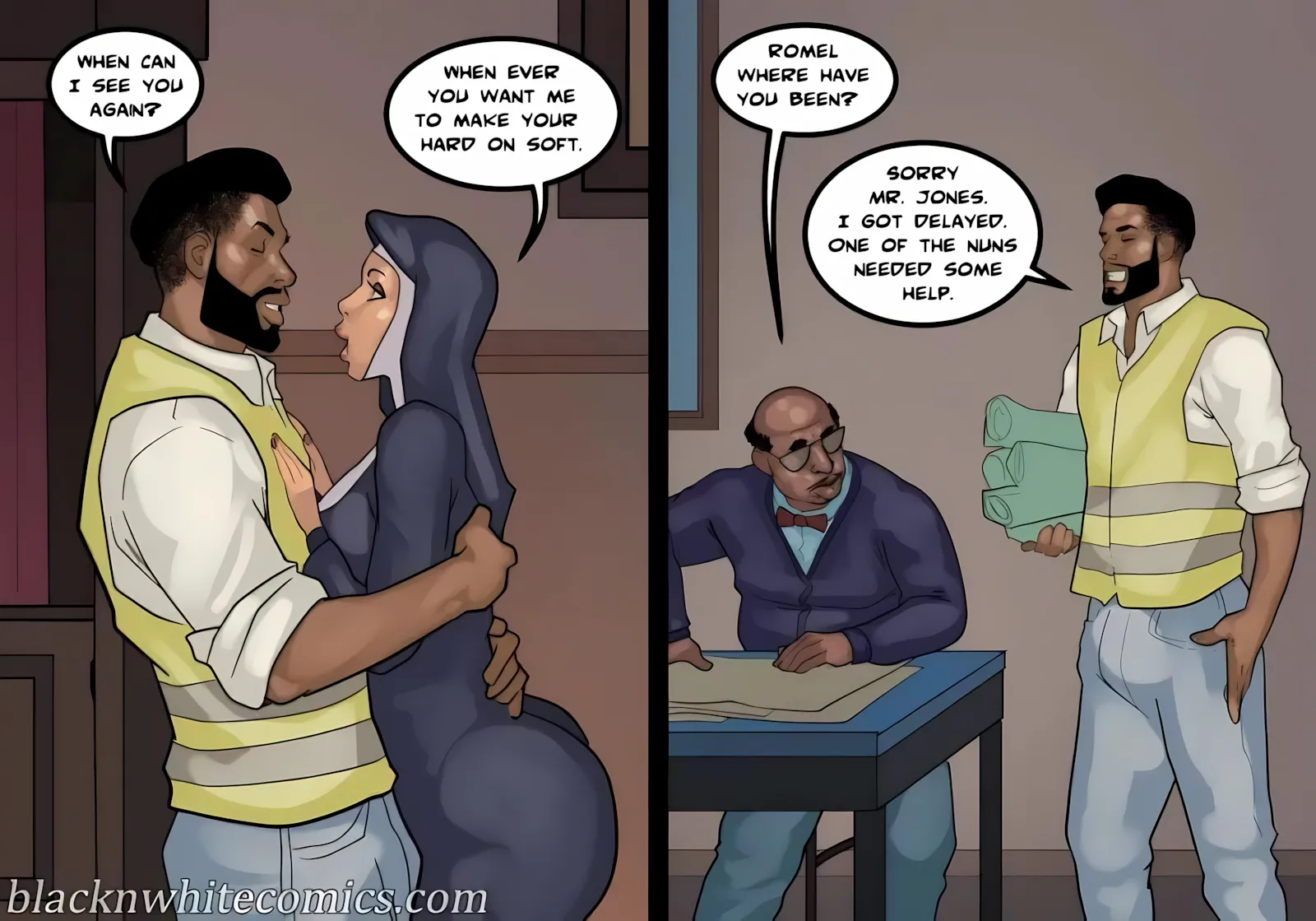 Black Devotion [BlackNWhiteComics] - 1 . Black Devotion - Chapter 1 - Page 126
