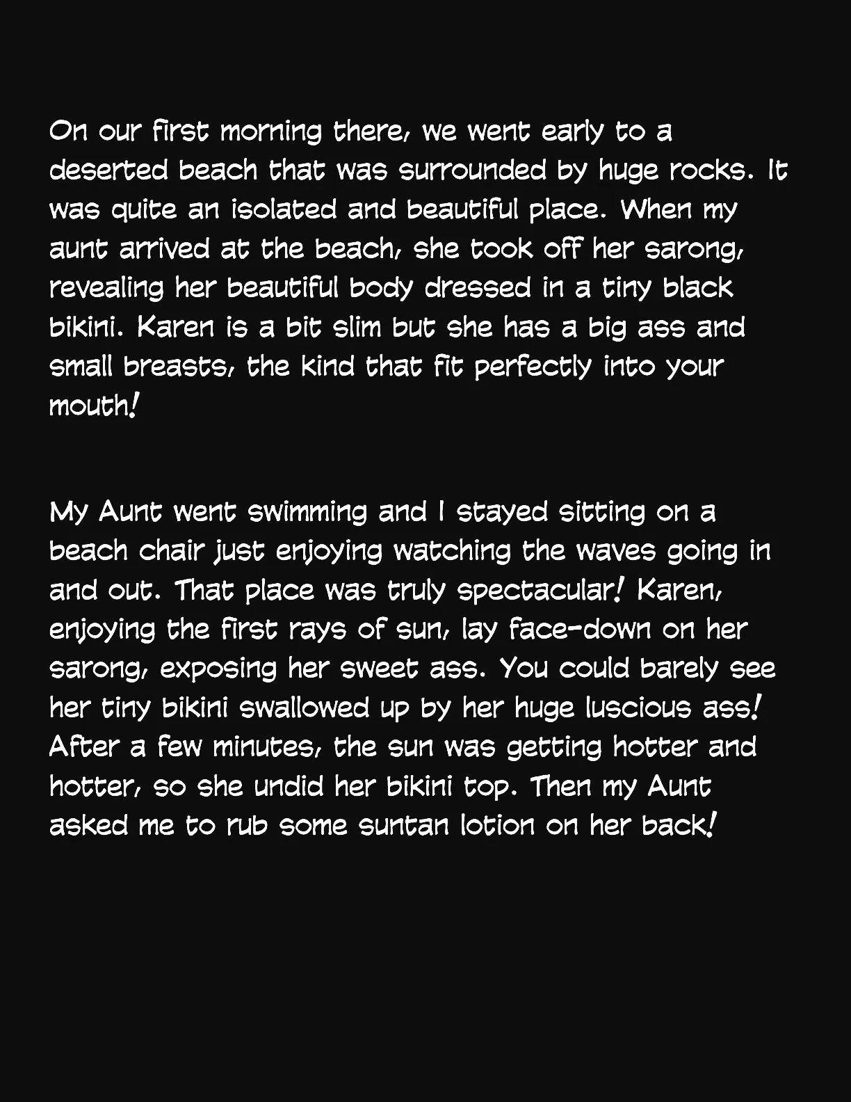 Animated Tales [WC | TF] - MY AUNT'S TINY BIKINI - Page 2