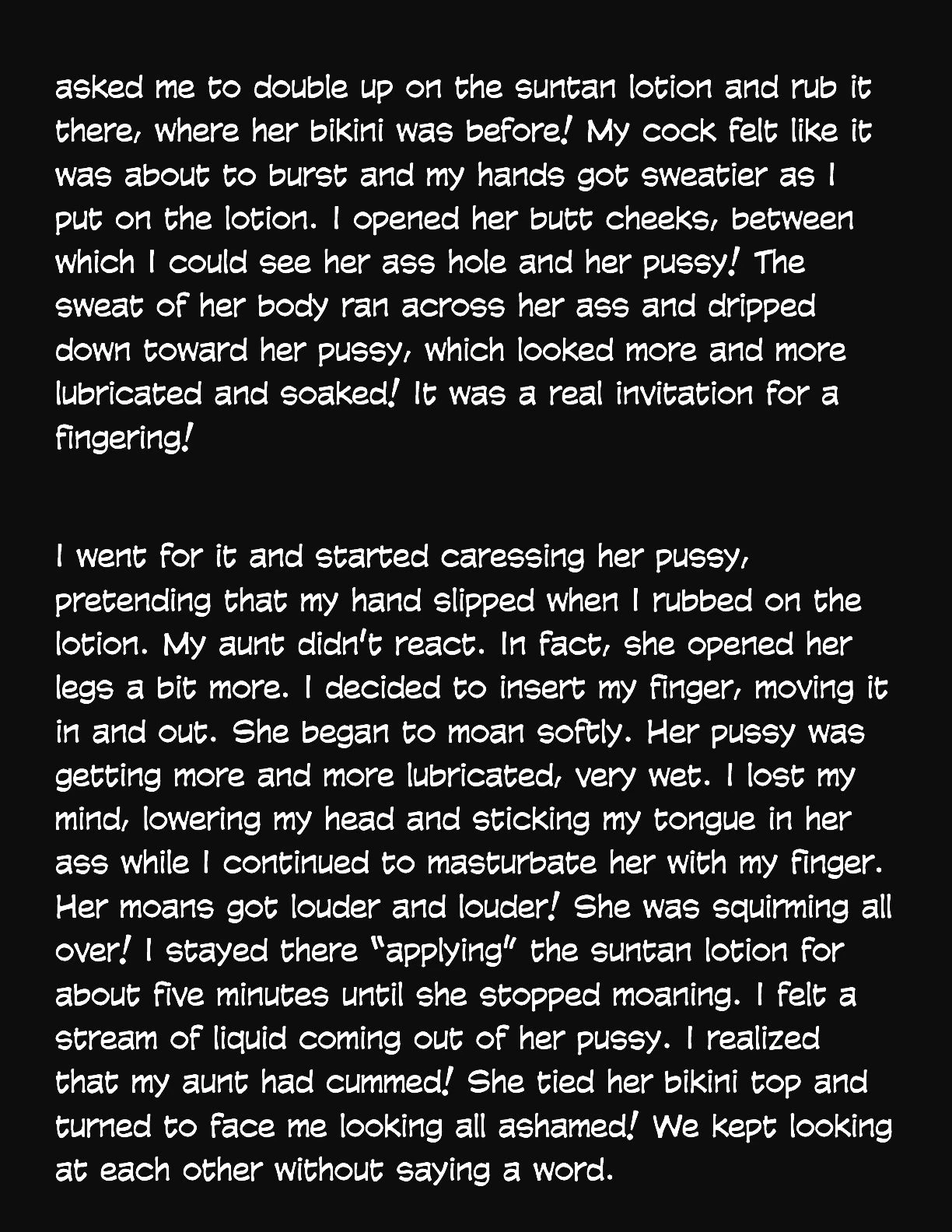 Animated Tales [WC | TF] - MY AUNT'S TINY BIKINI - Page 5