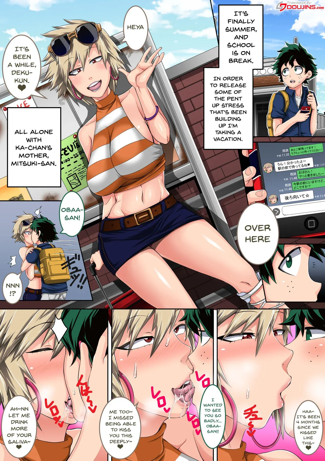 My Harem Academia (Boku No Hero Academia) - 7.1 . My Harem Academia Bakugou Mama to no Natsuyasumi Zenpen - Chapter 7 - Page 3