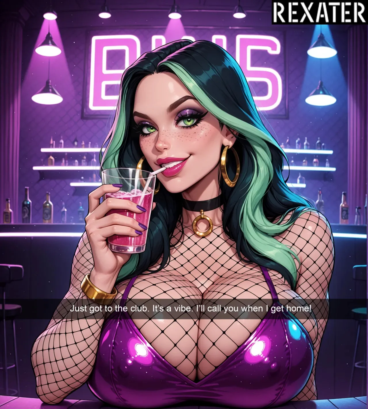 Naughty Nikki [Rexater] - 3. Nikki Girls Night out [AI Gen] - Page 2