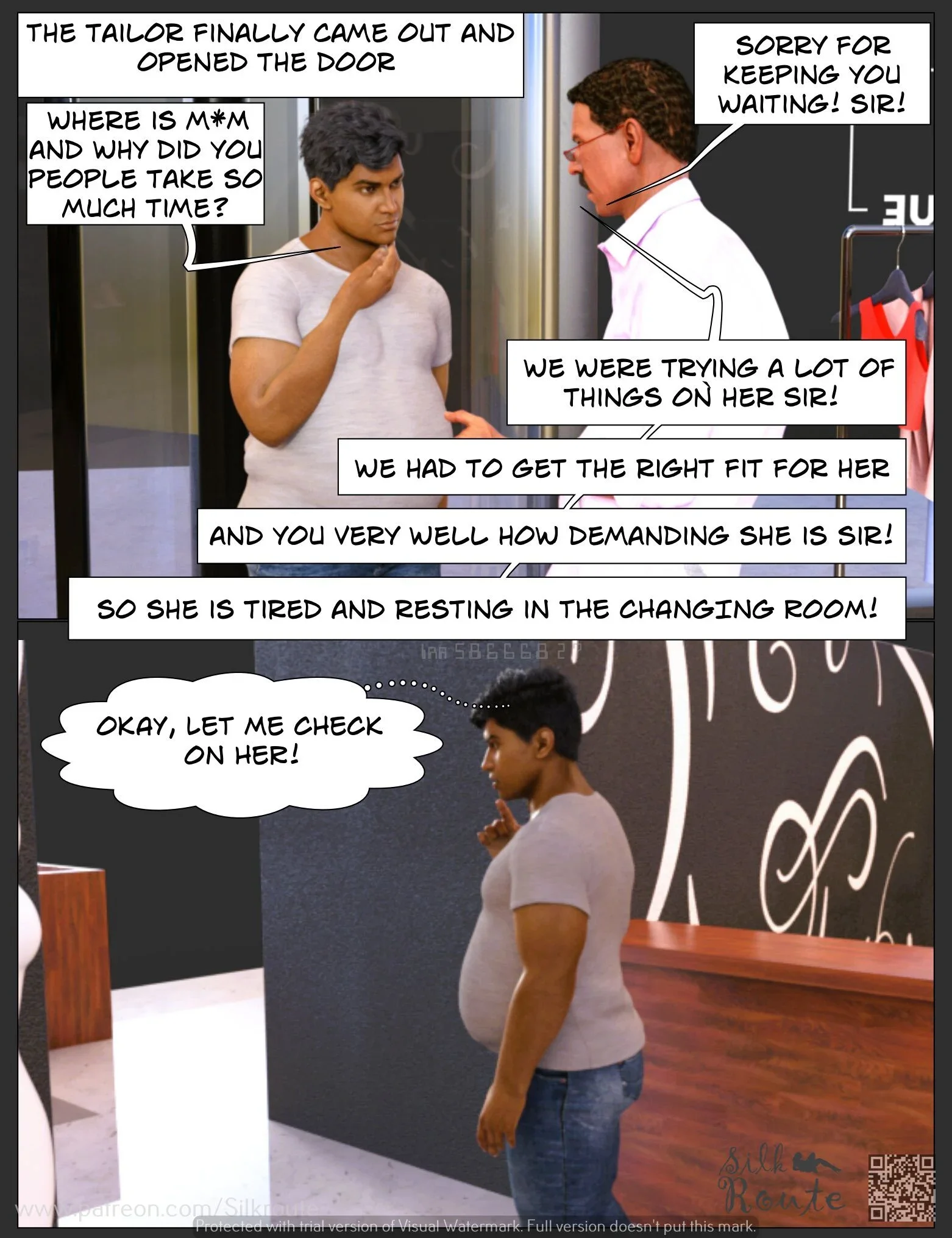 Rani Aunty [Indian Porn] - 3.2 . Rani Aunty - The V - 2 - Chapter 3.2 [Silk Route] - Page 57