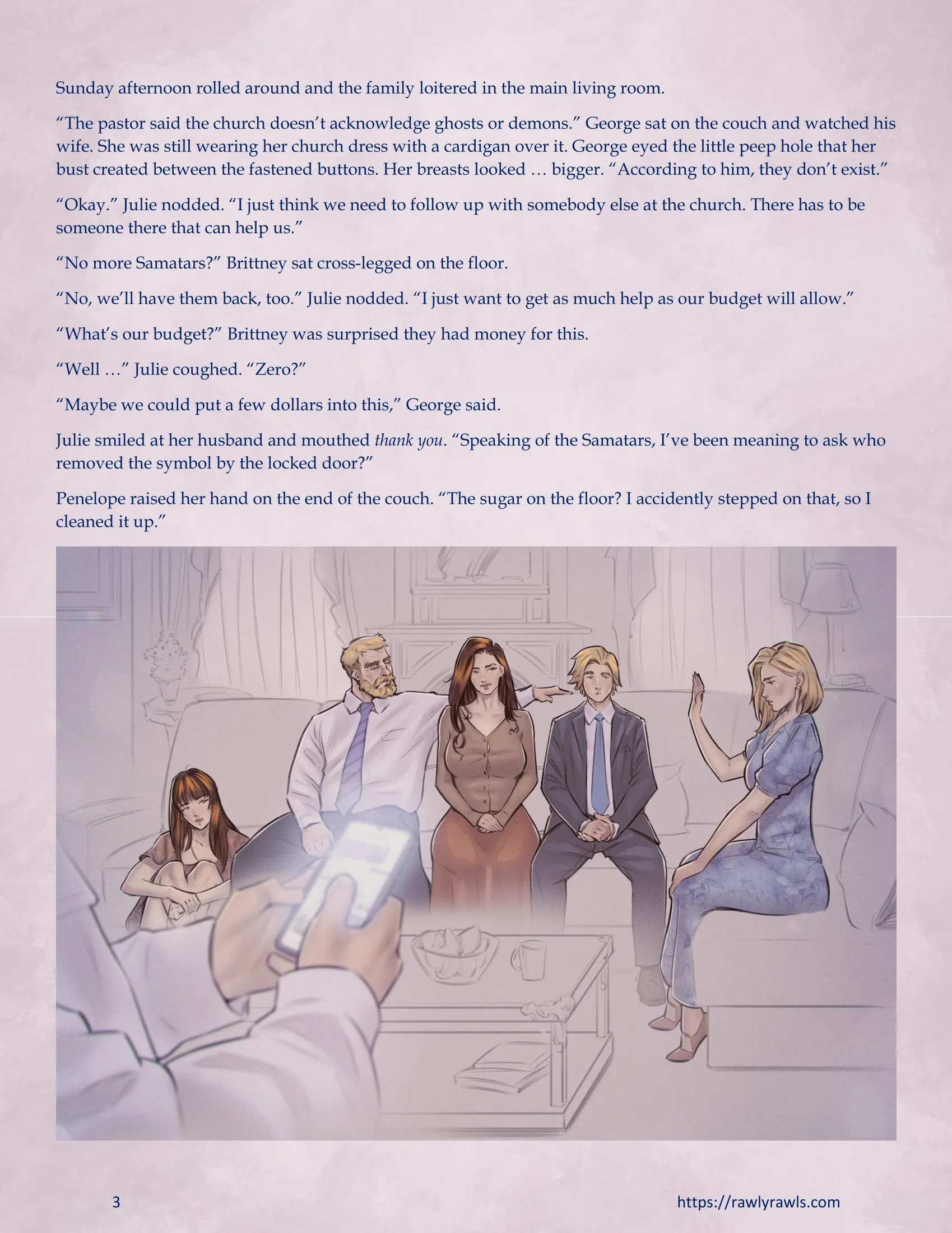 The Haunting Of Palmer Mansion [RawlyRawls] - 7.3 . The Haunting Of Palmer Mansion - Chapter 7 Part 3 [TenderMindd ] - Page 3