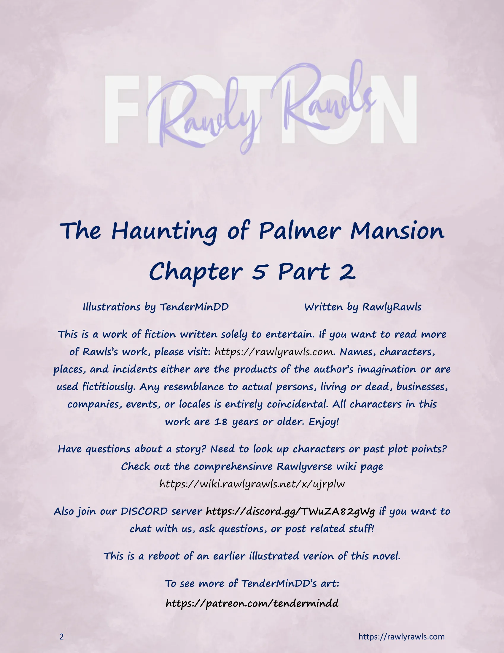 The Haunting Of Palmer Mansion [RawlyRawls] - 5.2 . The Haunting Of Palmer Mansion - Chapter 5 Part 2 [TenderMindd ] - Page 2