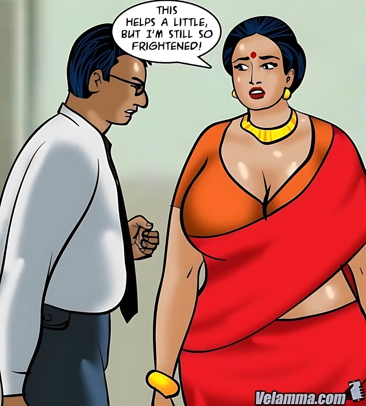 Velamma All Episodes Comics - 65 . Velamma - Episode 65 - Trapped In A Bank Vault - Page 35