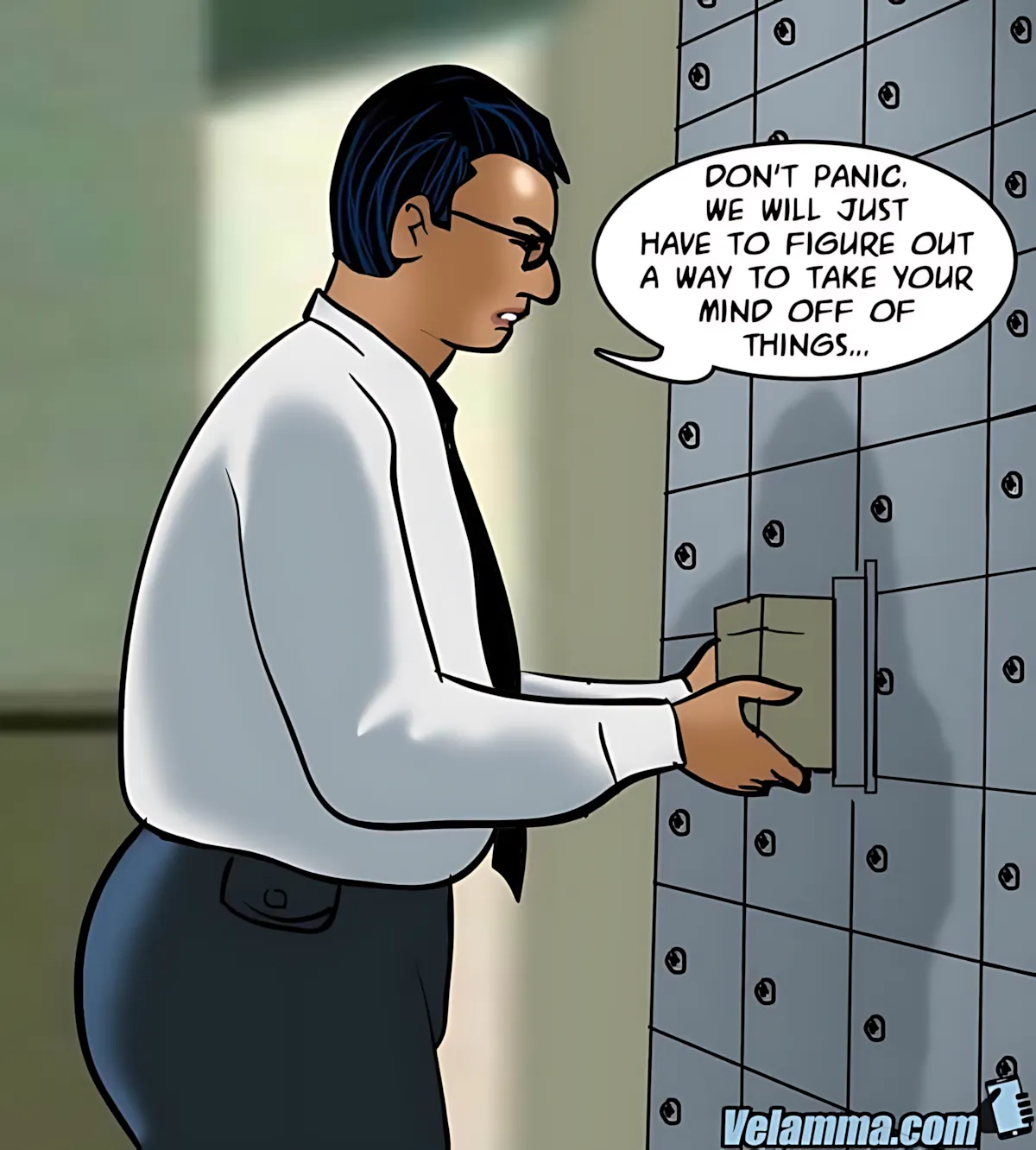 Velamma All Episodes Comics - 65 . Velamma - Episode 65 - Trapped In A Bank Vault - Page 38