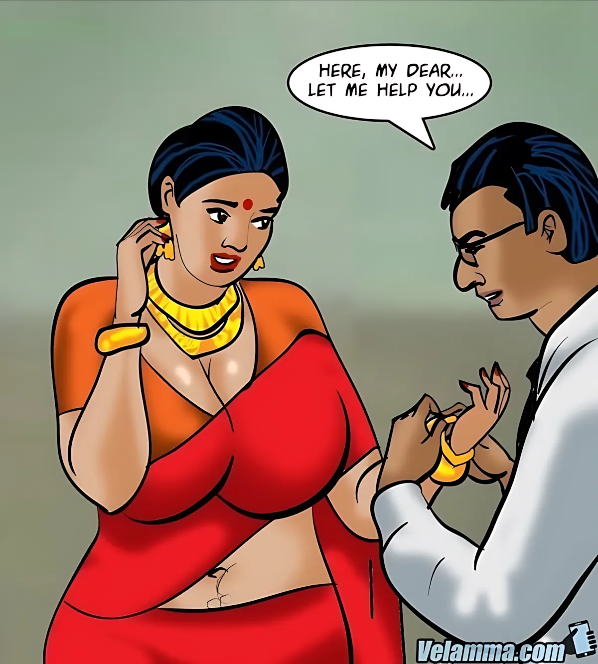 Velamma All Episodes Comics - 65 . Velamma - Episode 65 - Trapped In A Bank Vault - Page 49