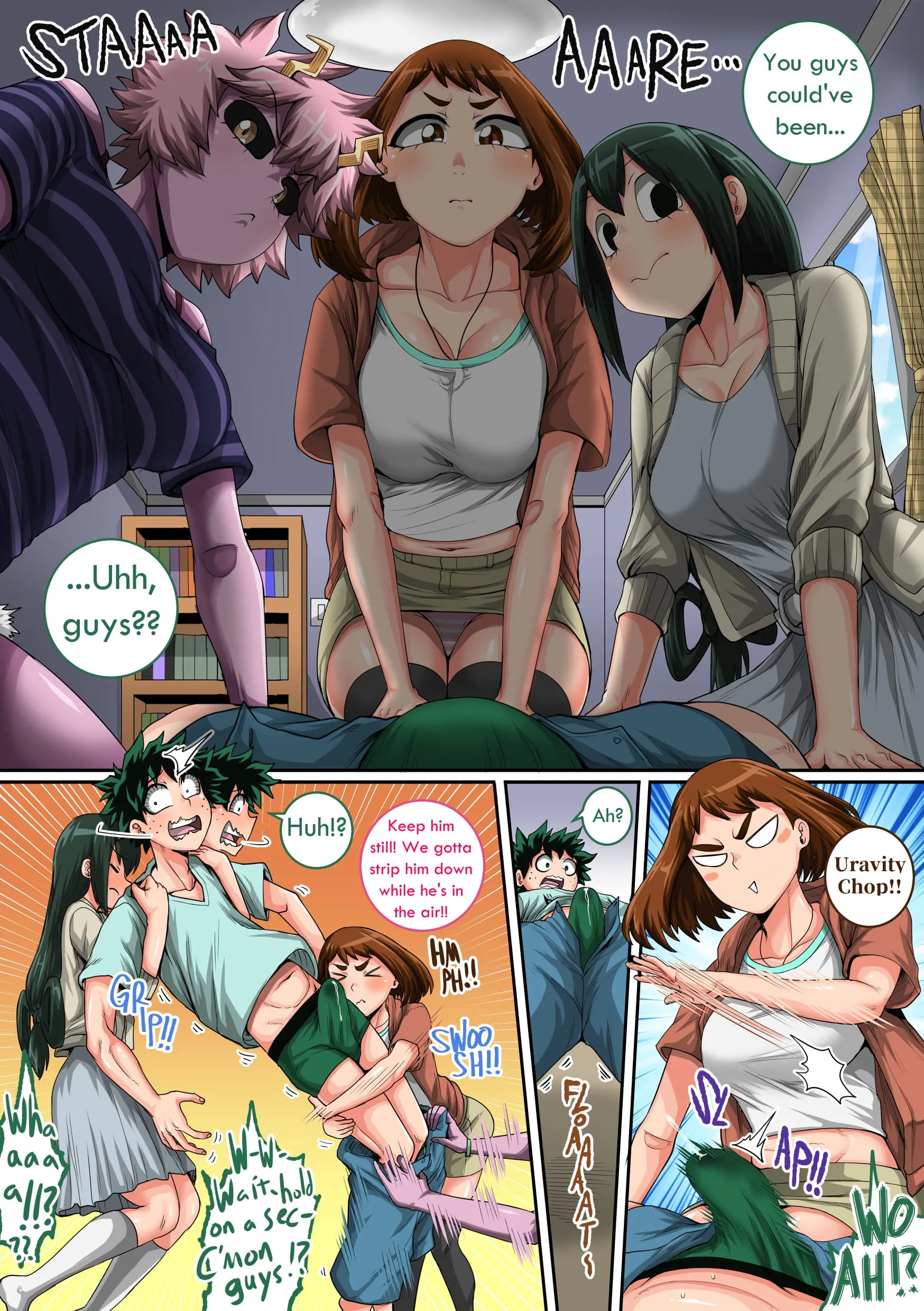 My Harem Academia (Boku No Hero Academia) - 8.1 . My Harem Academia - Breaking into a Broken Heart - Chapter 8 - Page 18