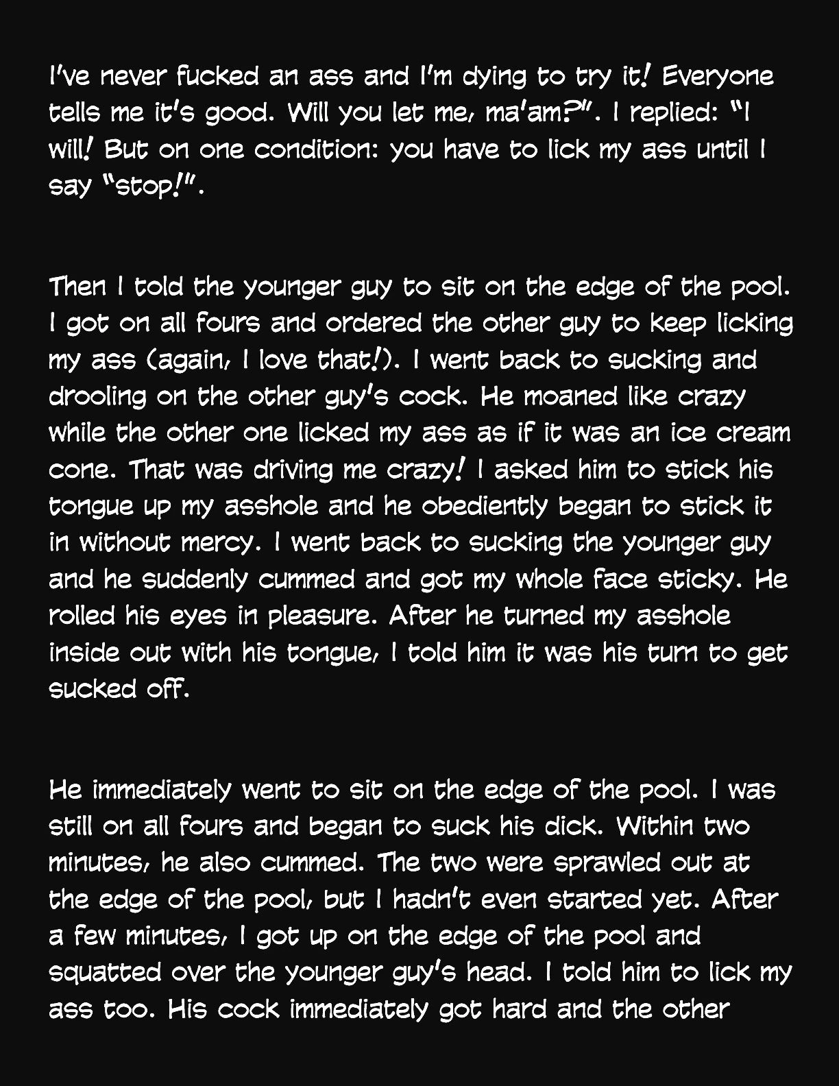 Animated Tales [WC | TF] - TWO SLUM DWELLERS FUCKED MY HUGE ASS - Page 9