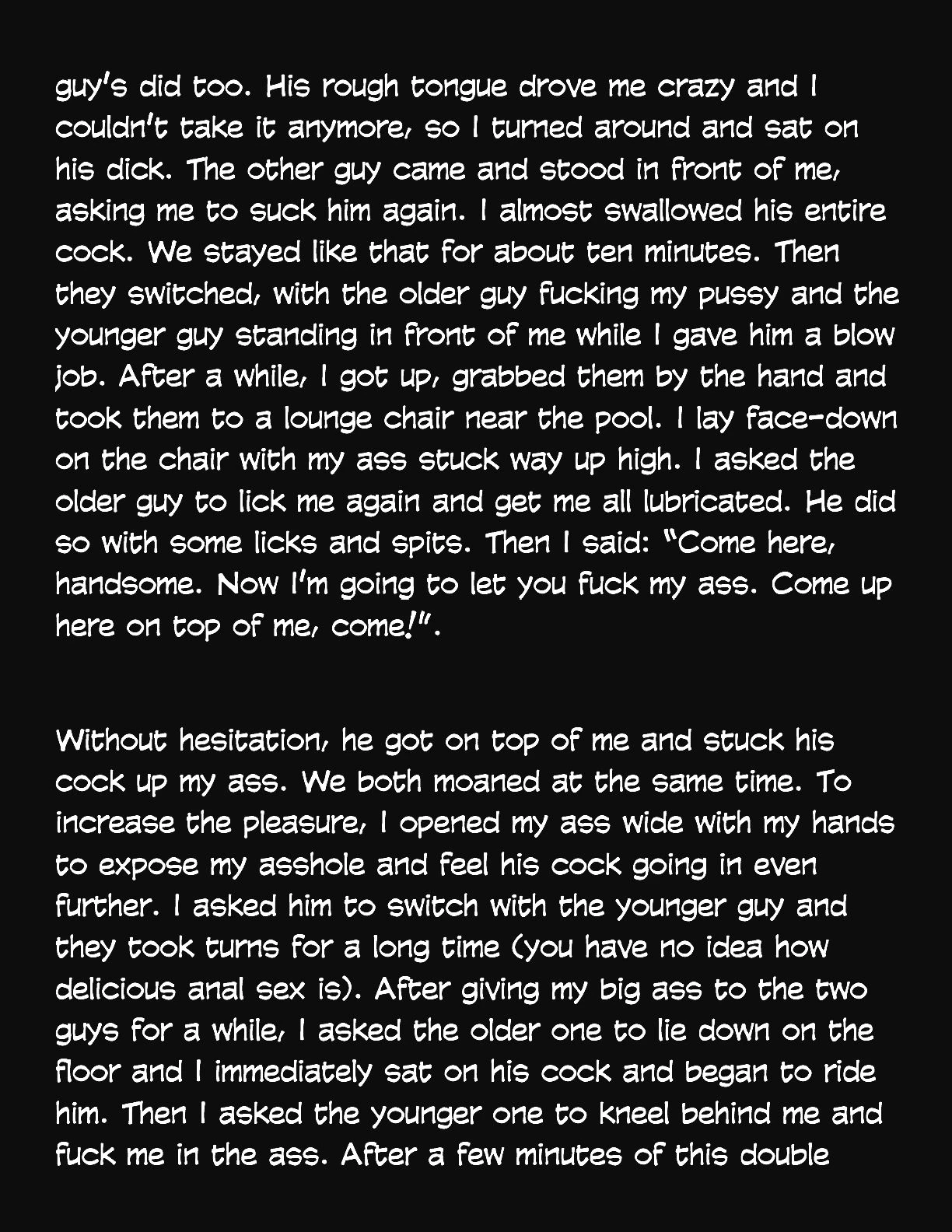 Animated Tales [WC | TF] - TWO SLUM DWELLERS FUCKED MY HUGE ASS - Page 10