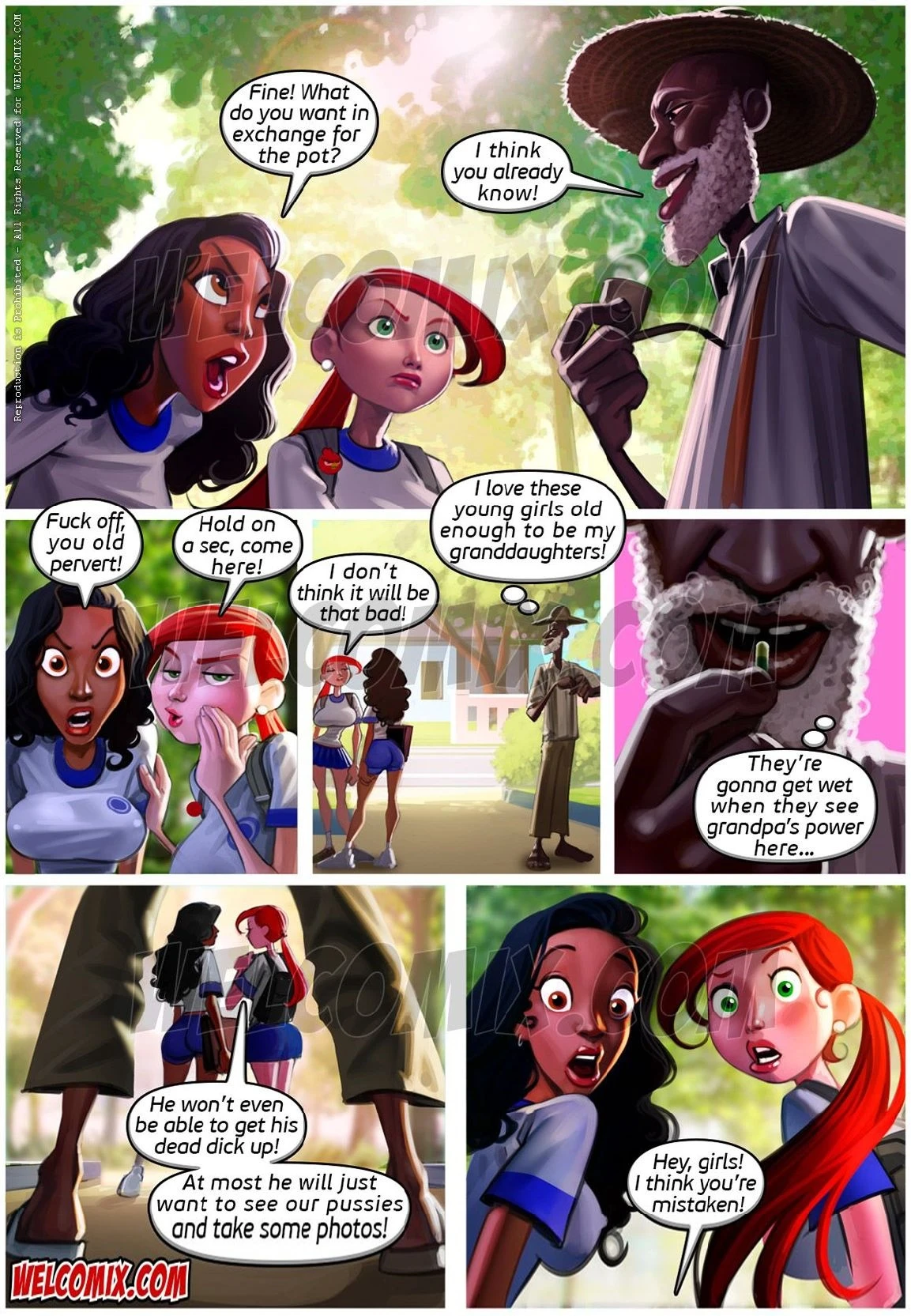 Old Geezers Of The Park [WC | TF] - 3 . Old Geezers Of The Park - Chapter 3 [WC - TF] - Page 4