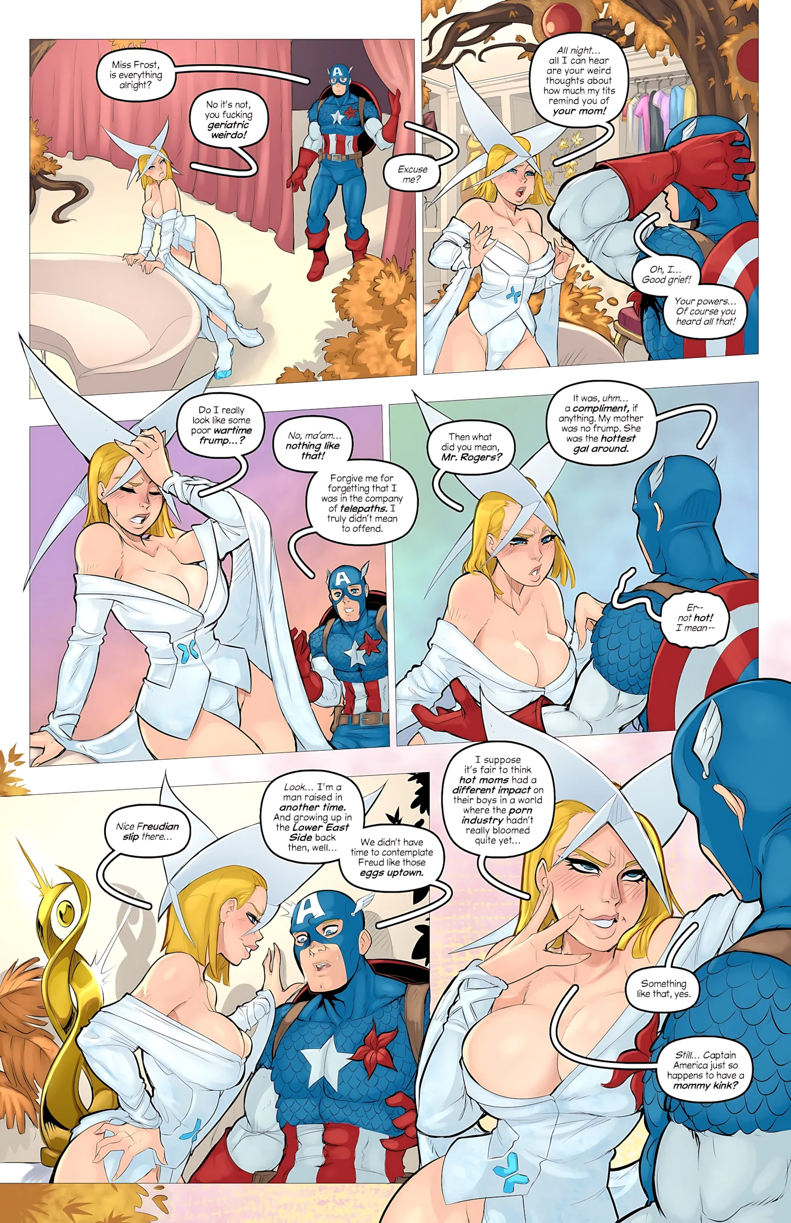 House of XXX: Oedipus Gala (X-Men , The Avengers) - 1 . House of XXX: Oedipus Gala [Tracy Scops] - Page 5