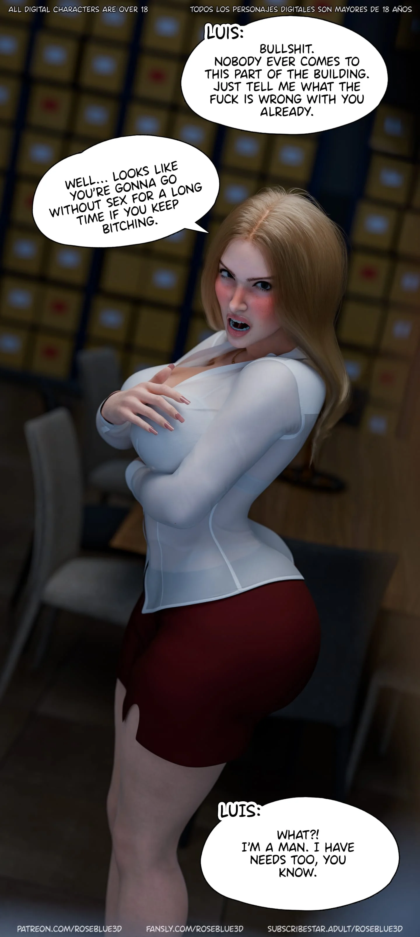 Dismissed [Rose Blue 3D] - 8 . Dismissed - Ch.8 - Page 110