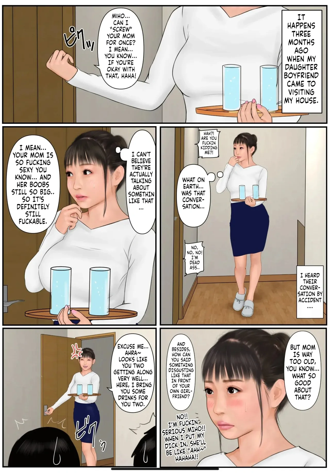 A Mother Who Had Sex With Her Daughter’s Boyfriend - Musume no Kareshi ni Oboreta Haha - Cammy - Page 7