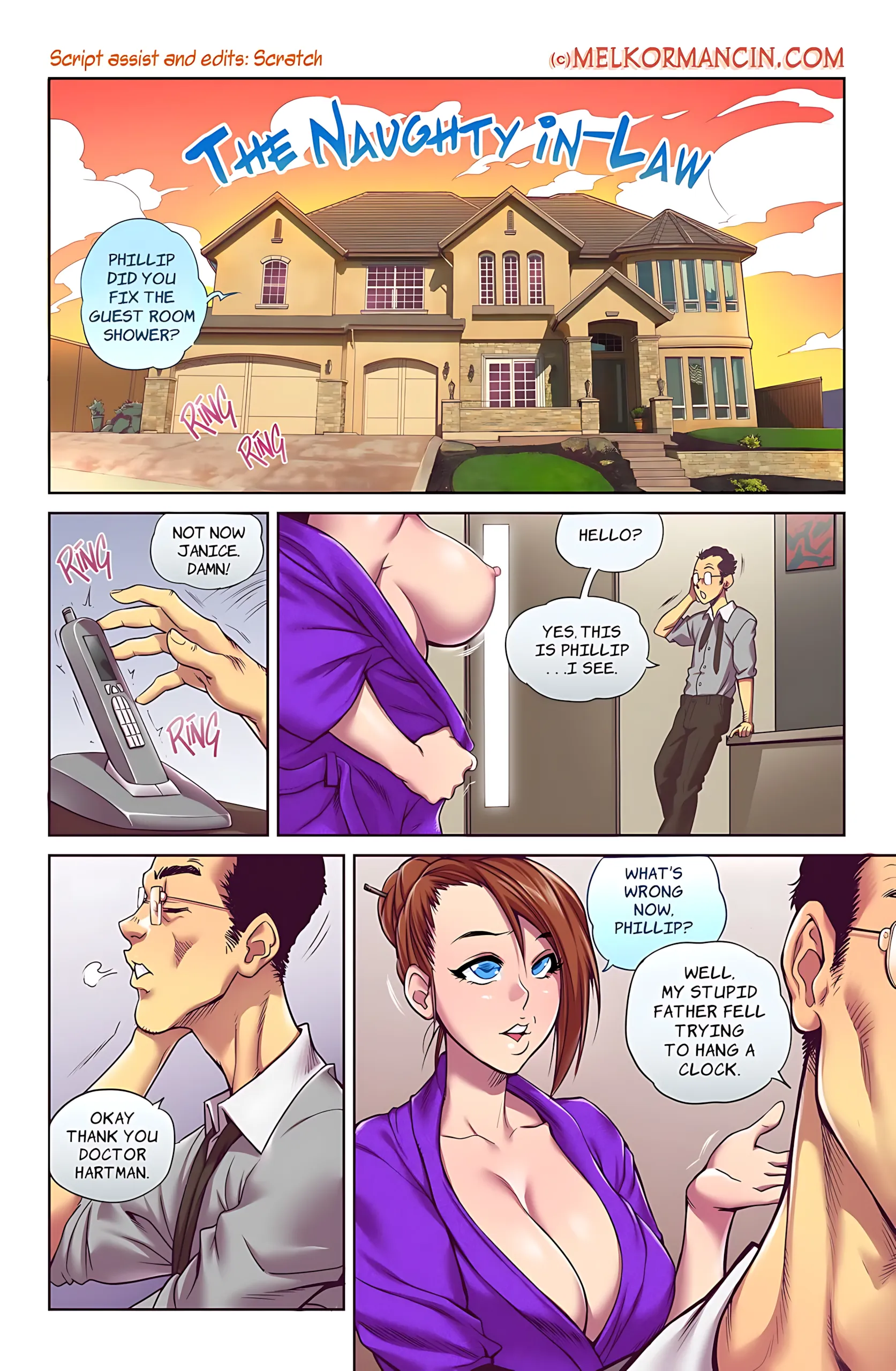 The Naughty In-Law – Family Ties - 1 . The Naughty In-Law Zero [Romulo Melkor Mancin] - Page 1