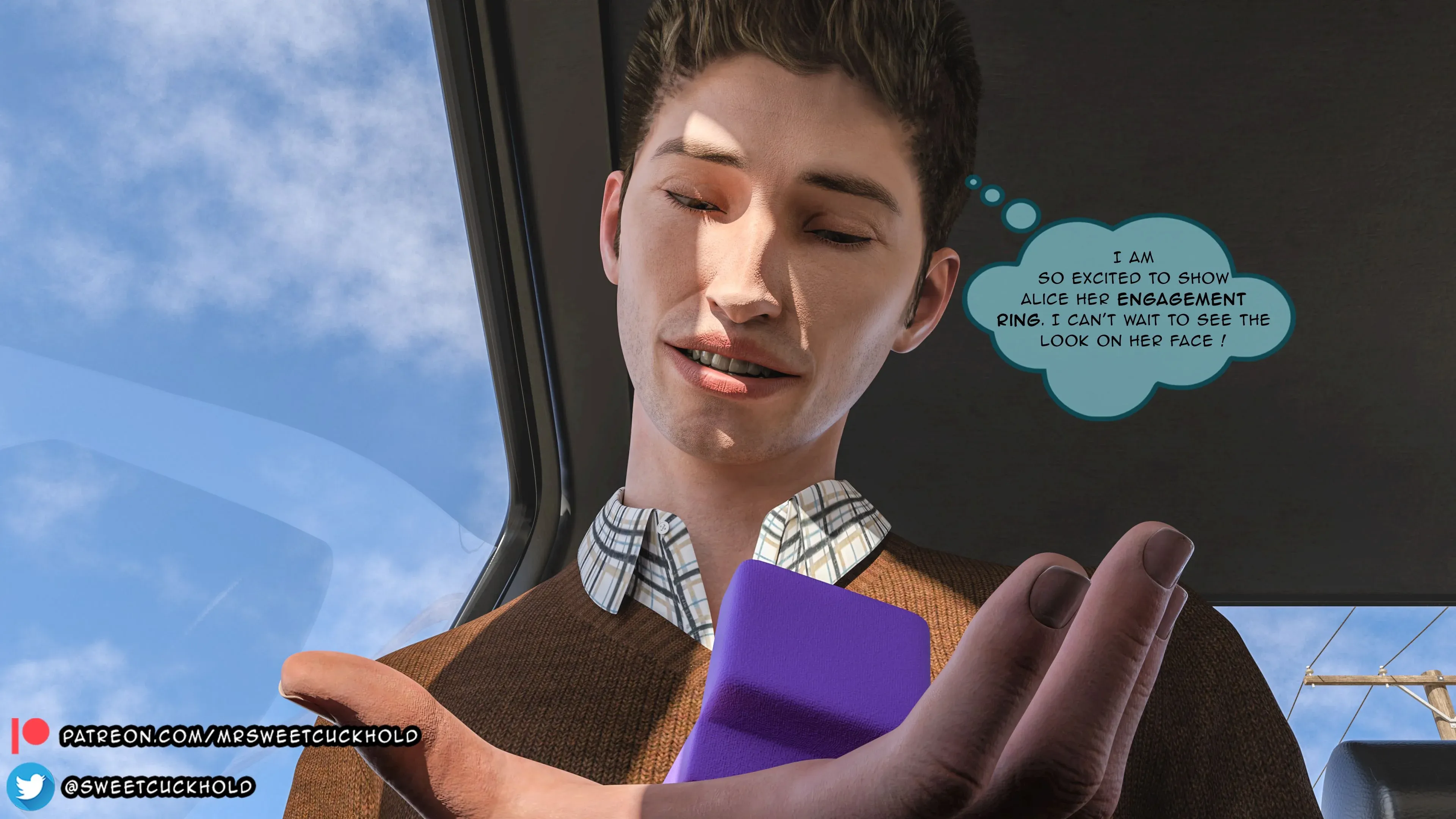 Much bigger than my boyfriend [Mr.SweetCuckhold] - 5 . Much bigger than my boyfriend - Chapter 5 - Page 22