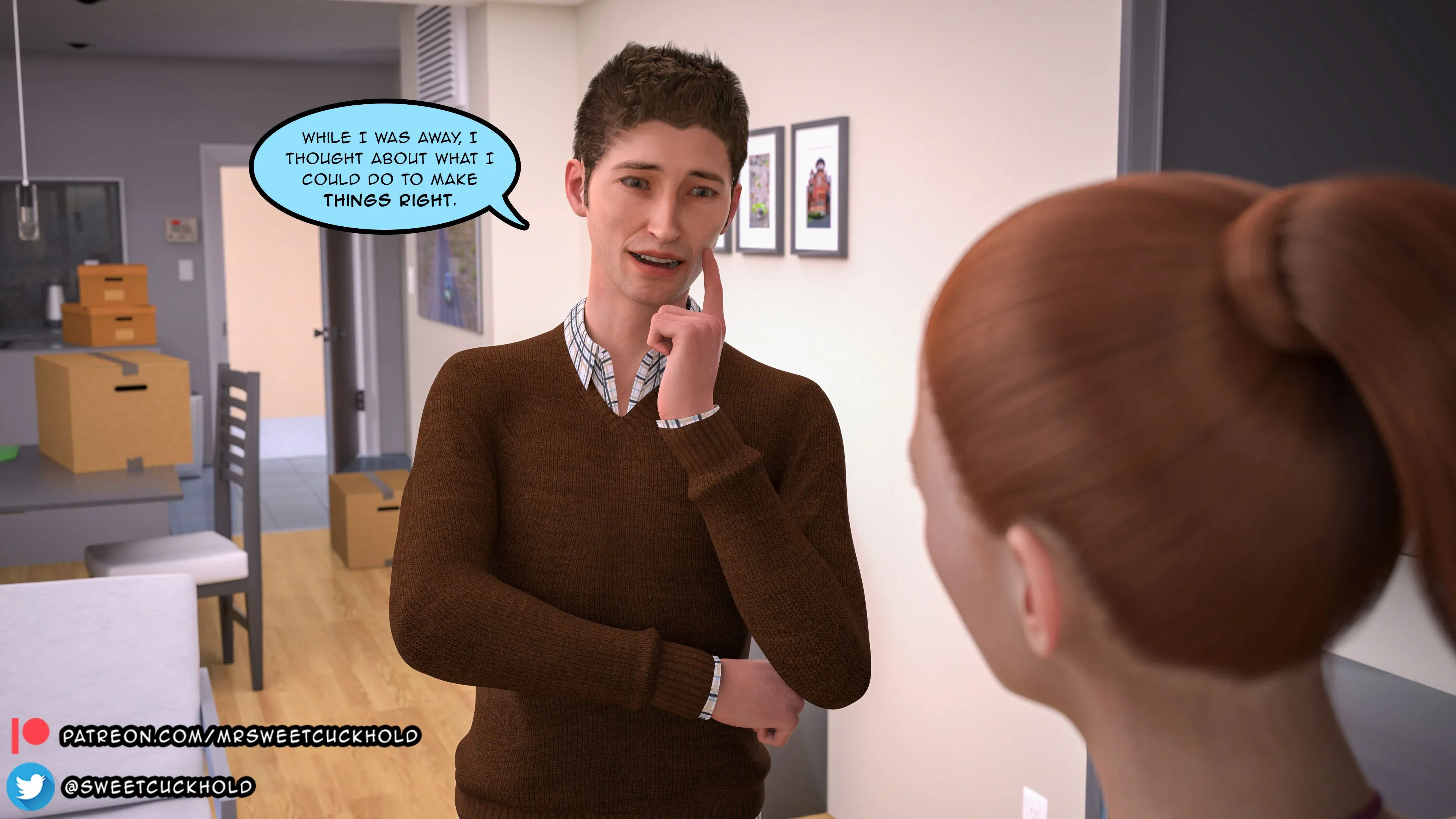 Much bigger than my boyfriend [Mr.SweetCuckhold] - 5 . Much bigger than my boyfriend - Chapter 5 - Page 34