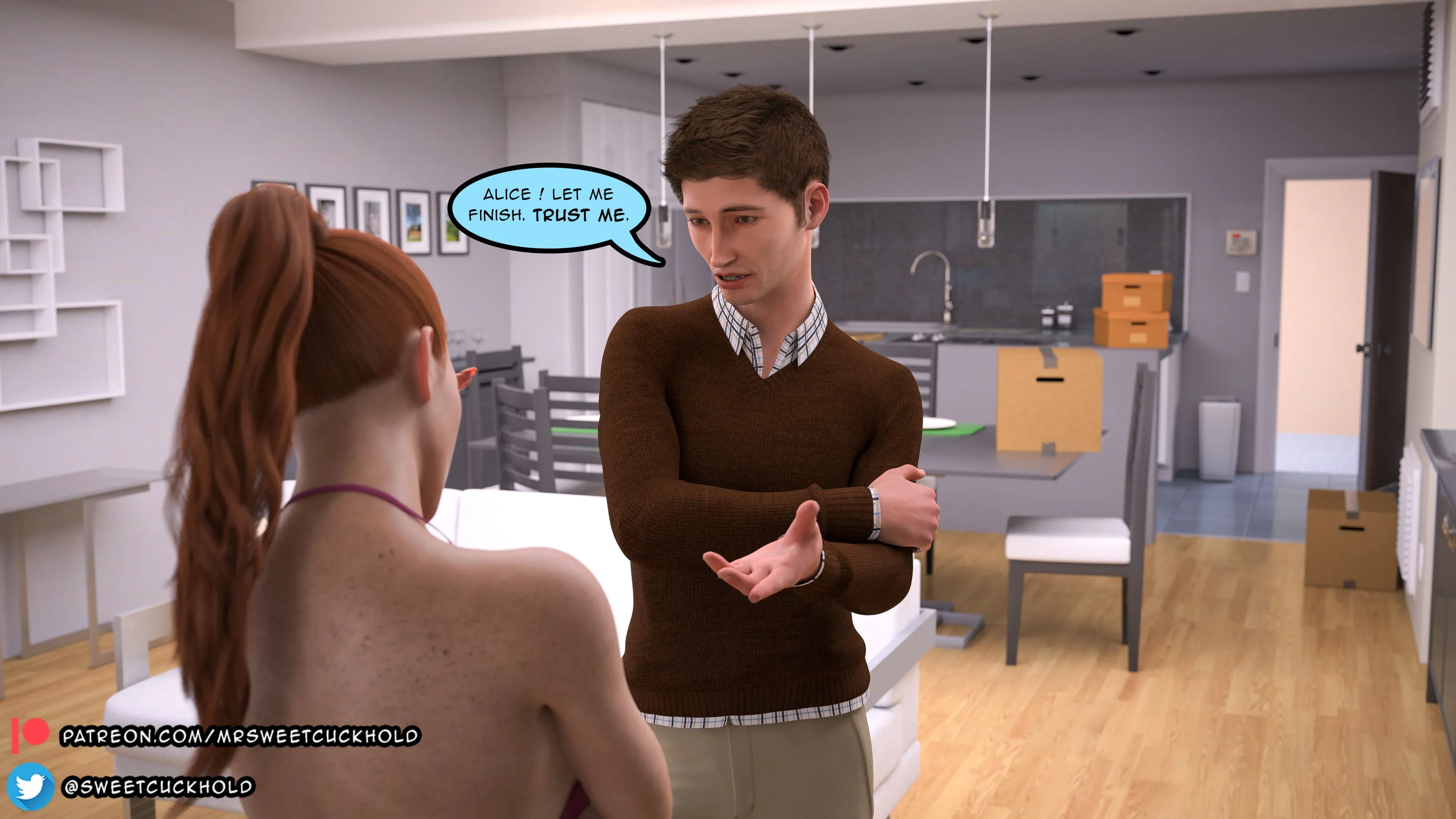 Much bigger than my boyfriend [Mr.SweetCuckhold] - 5 . Much bigger than my boyfriend - Chapter 5 - Page 37