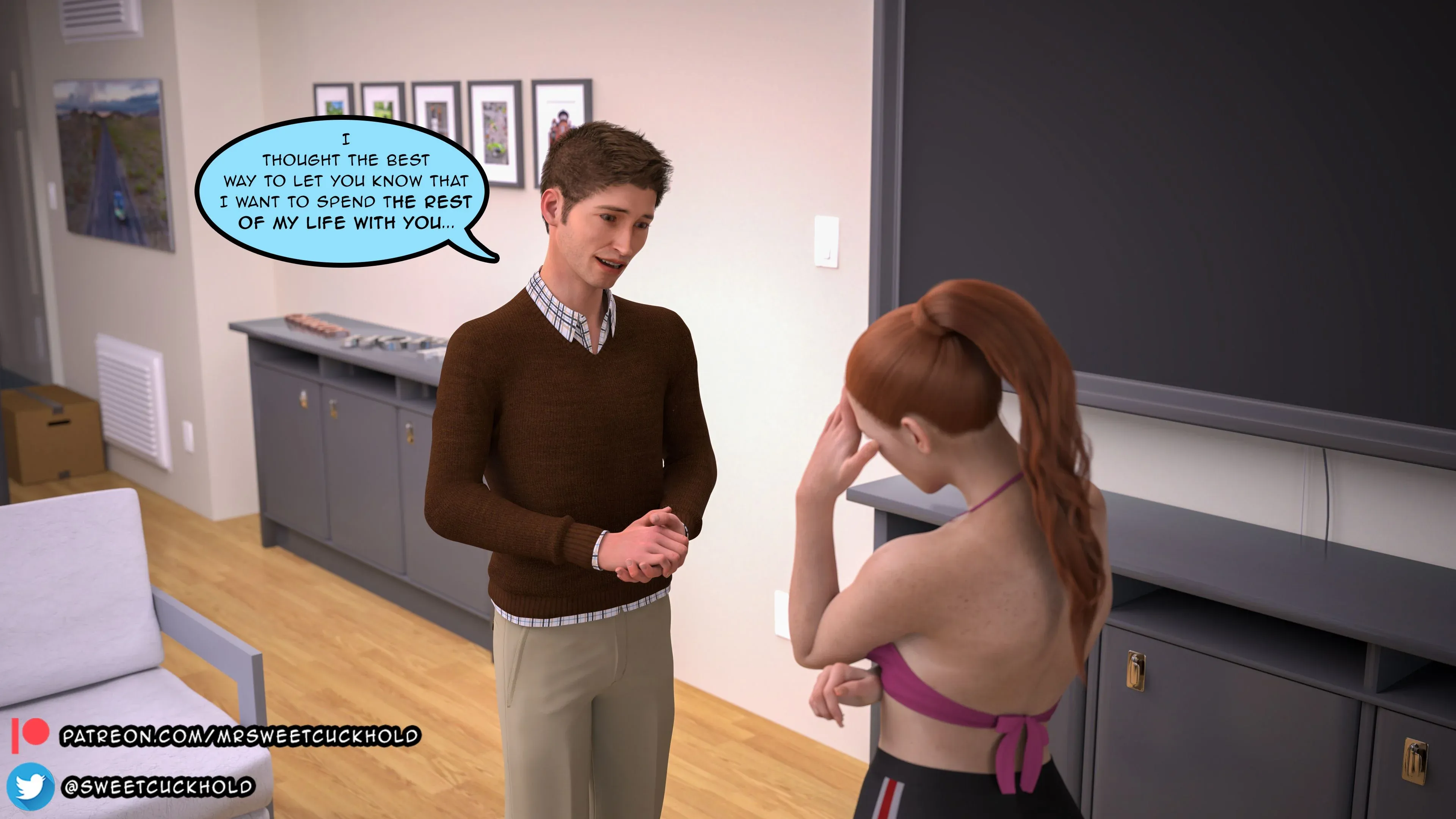 Much bigger than my boyfriend [Mr.SweetCuckhold] - 5 . Much bigger than my boyfriend - Chapter 5 - Page 38