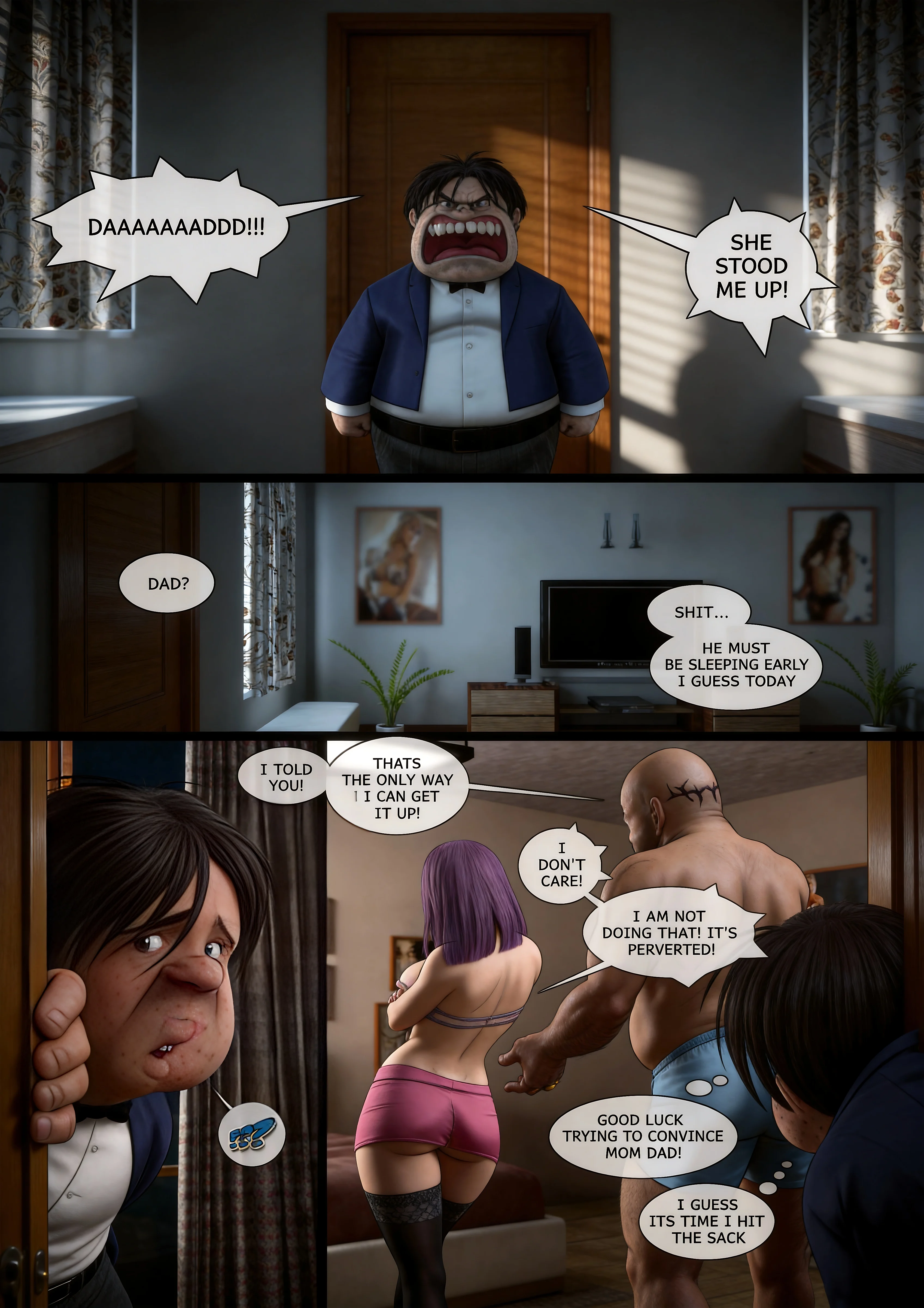 Milftoon – No internet (AI Remastered) - 2. No internet - Part 2 (AI Gen) - Page 6