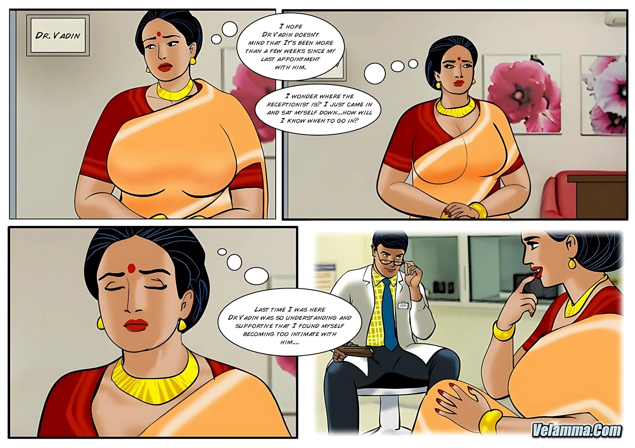 Velamma All Episodes Comics - 44 . Velamma - Episode 44 - The Real Doctor Will See You Now - Page 2