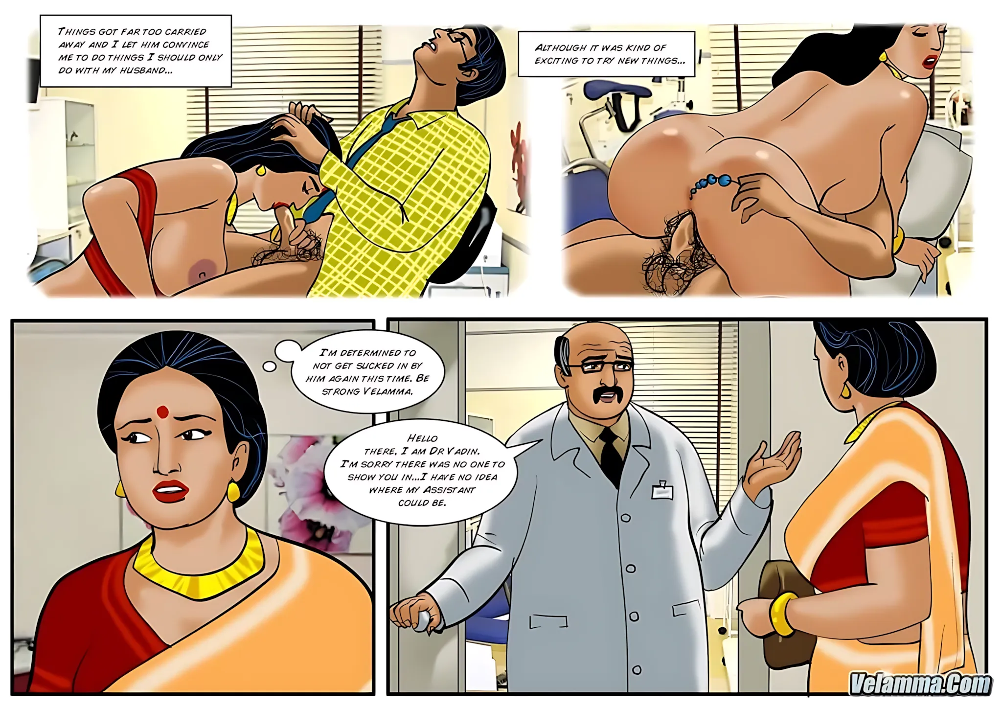 Velamma All Episodes Comics - 44 . Velamma - Episode 44 - The Real Doctor Will See You Now - Page 3