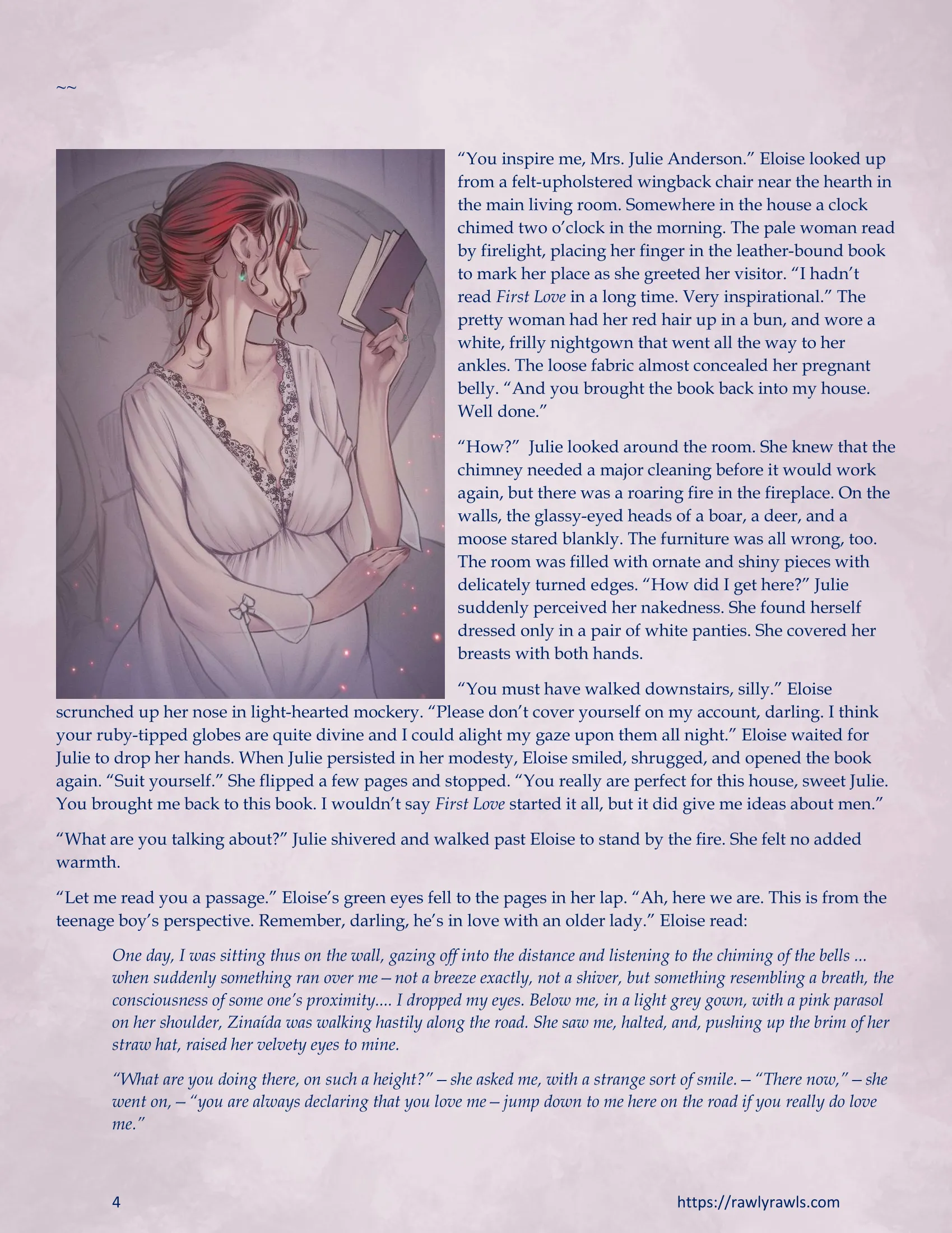 The Haunting Of Palmer Mansion [RawlyRawls] - 3 . The Haunting Of Palmer Mansion - Chapter 3 Part 1 [TenderMindd ] - Page 4