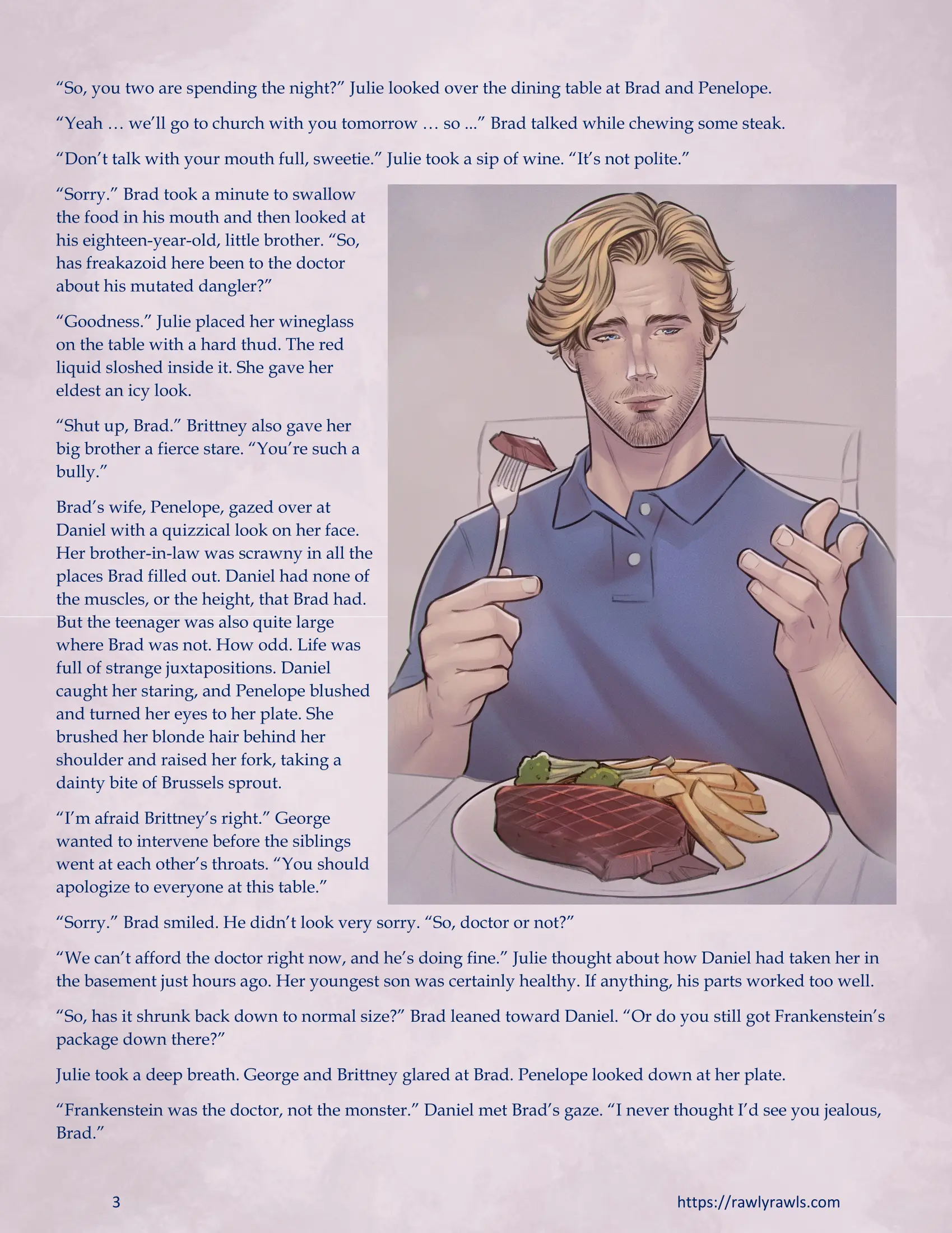 The Haunting Of Palmer Mansion [RawlyRawls] - 7.1 . The Haunting Of Palmer Mansion - Chapter 7 Part 1 [TenderMindd ] - Page 3