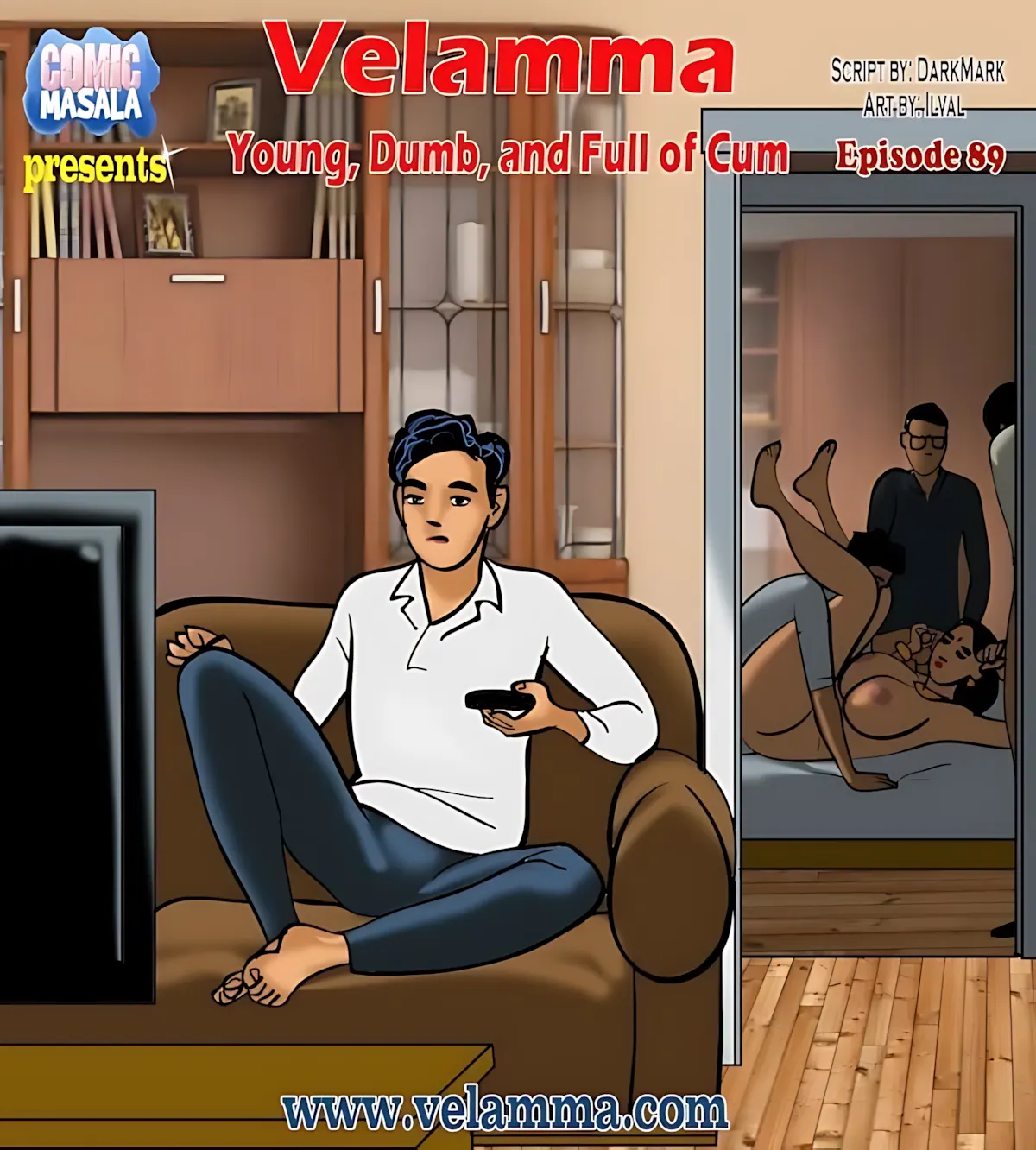 Velamma All Episodes Comics - 89 . Velamma - Episode 89 - Young, Dumb, And Full Of Cum - Page 1