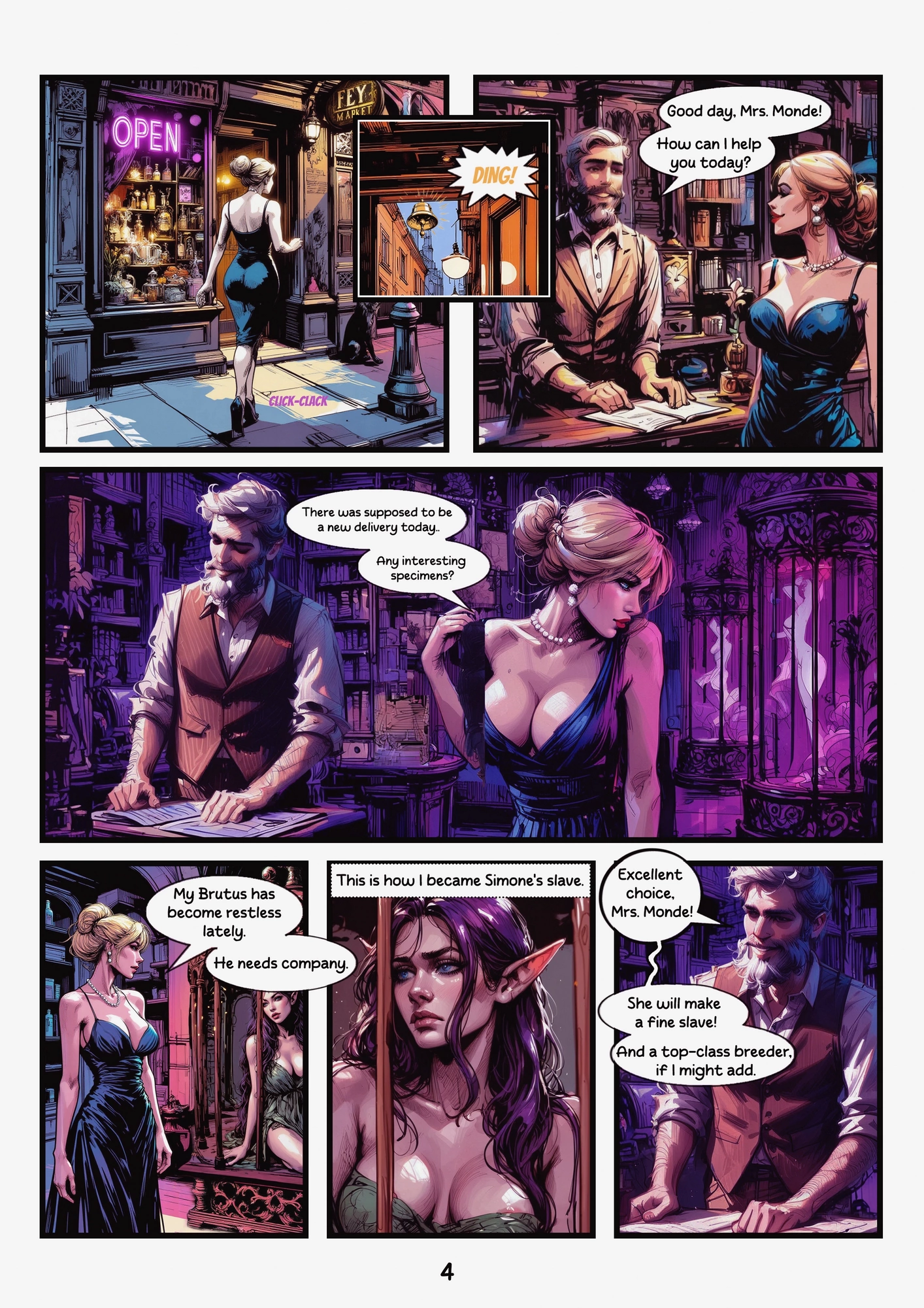 Fey Breeder Comix [Queen Potato] - Fey Breeder Comix 1 - Page 4