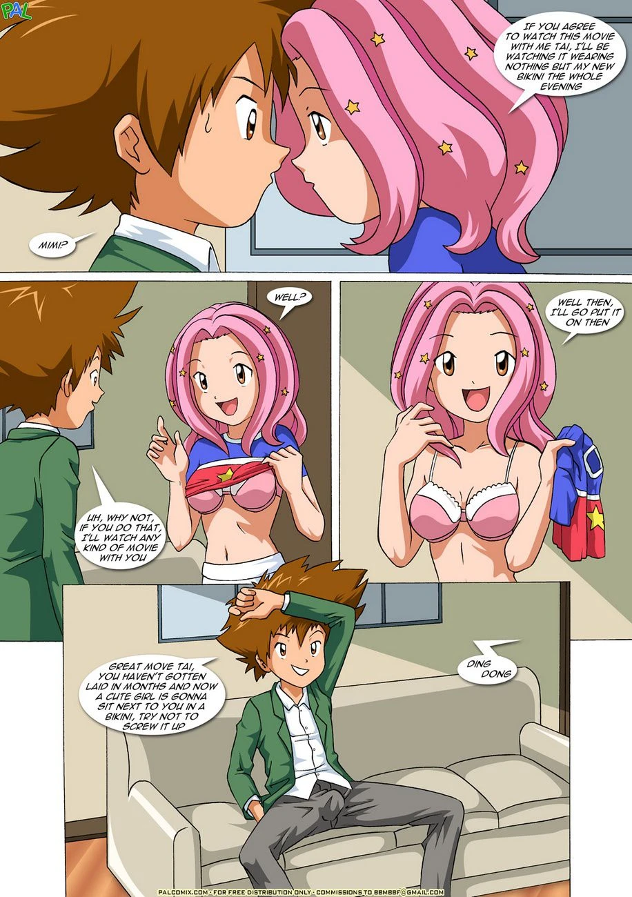 Movie Night At Tai’s (Digimon) [PalComix] - 1 . Movie Night At Tai's (Digimon) [PalComix] - Page 5
