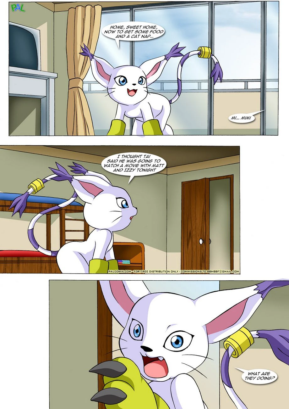 Movie Night At Tai’s (Digimon) [PalComix] - 1 . Movie Night At Tai's (Digimon) [PalComix] - Page 14