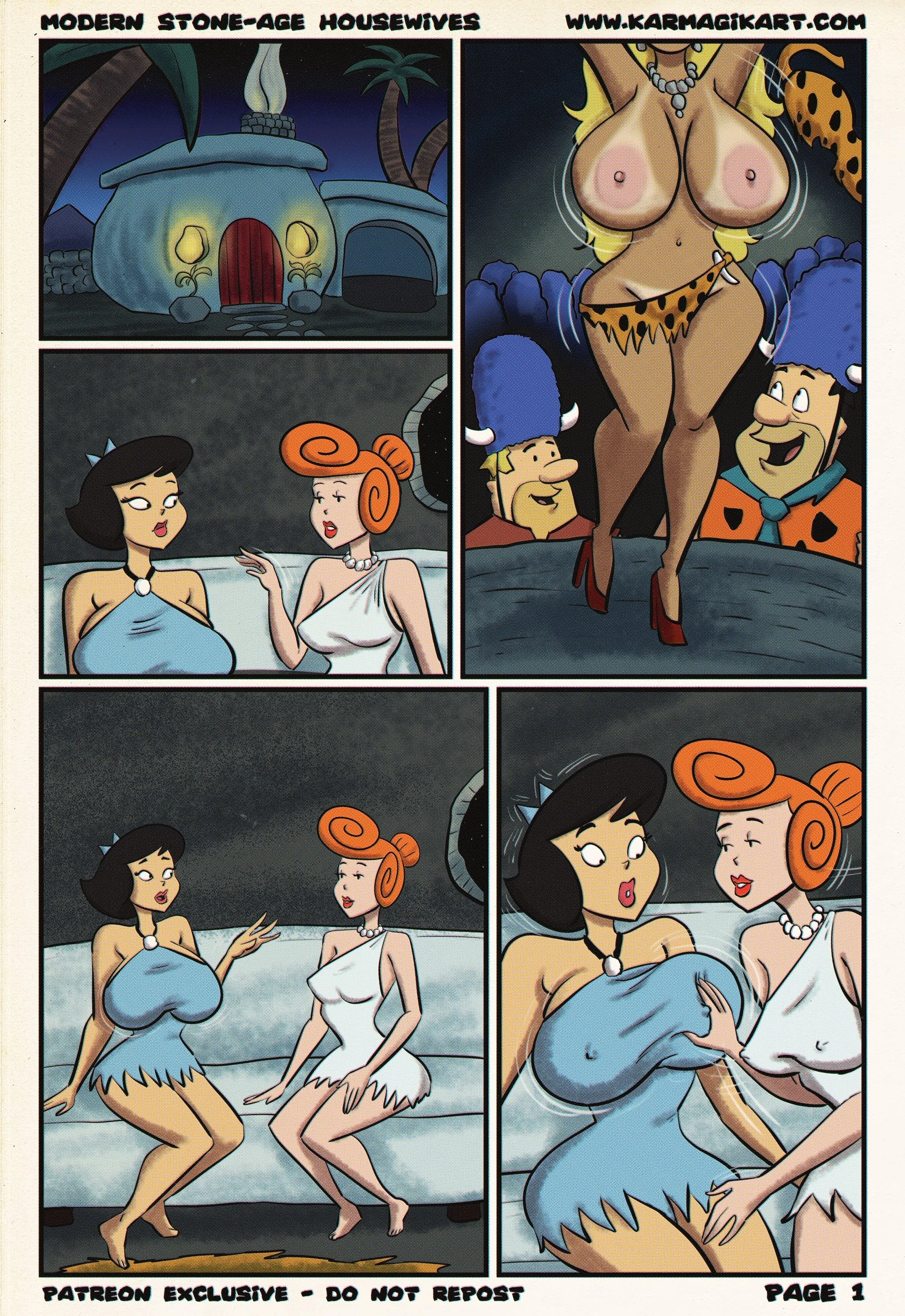 Modern Stone-Age Housewives (The Flintstones) - 2. Modern Stone-Age Housewives Ch 1.5 [Karmagik] - Page 1