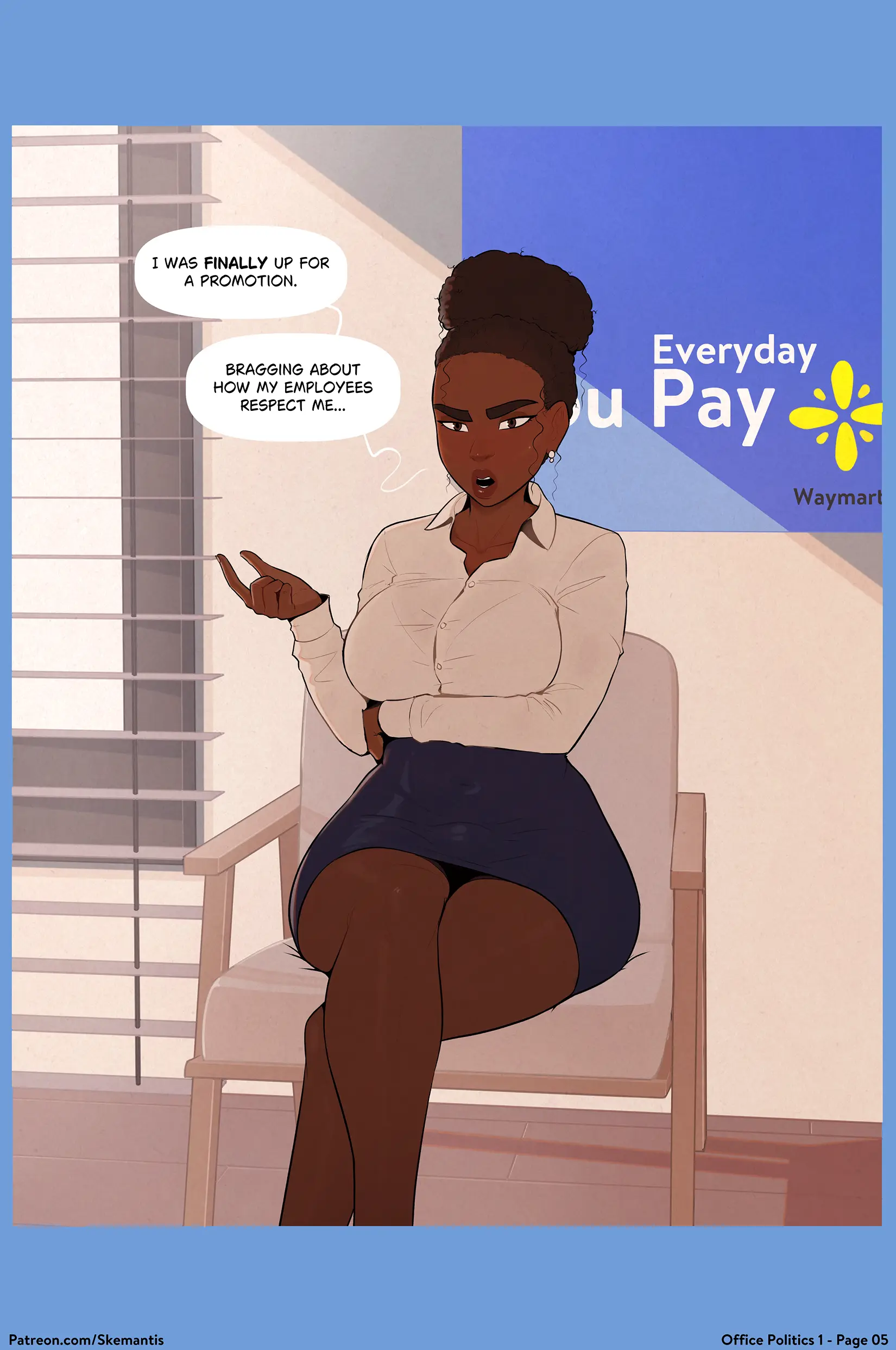 Office Politics - 1 . Office Politics - Chapter 1 [Skemantis] - Page 5